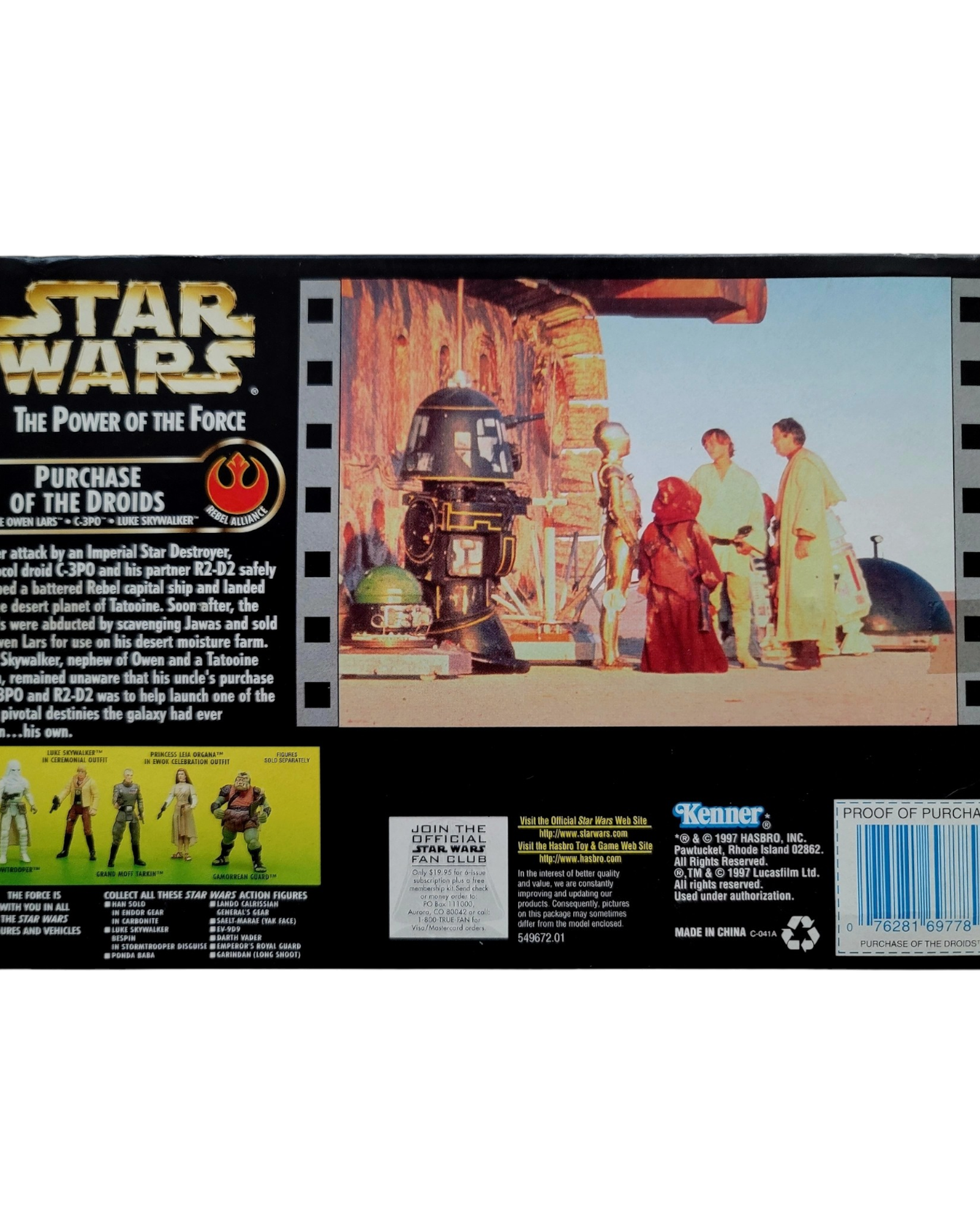 Star Wars POTF2 Cinema Scenes Purchase of the Droids Set, Kenner '97