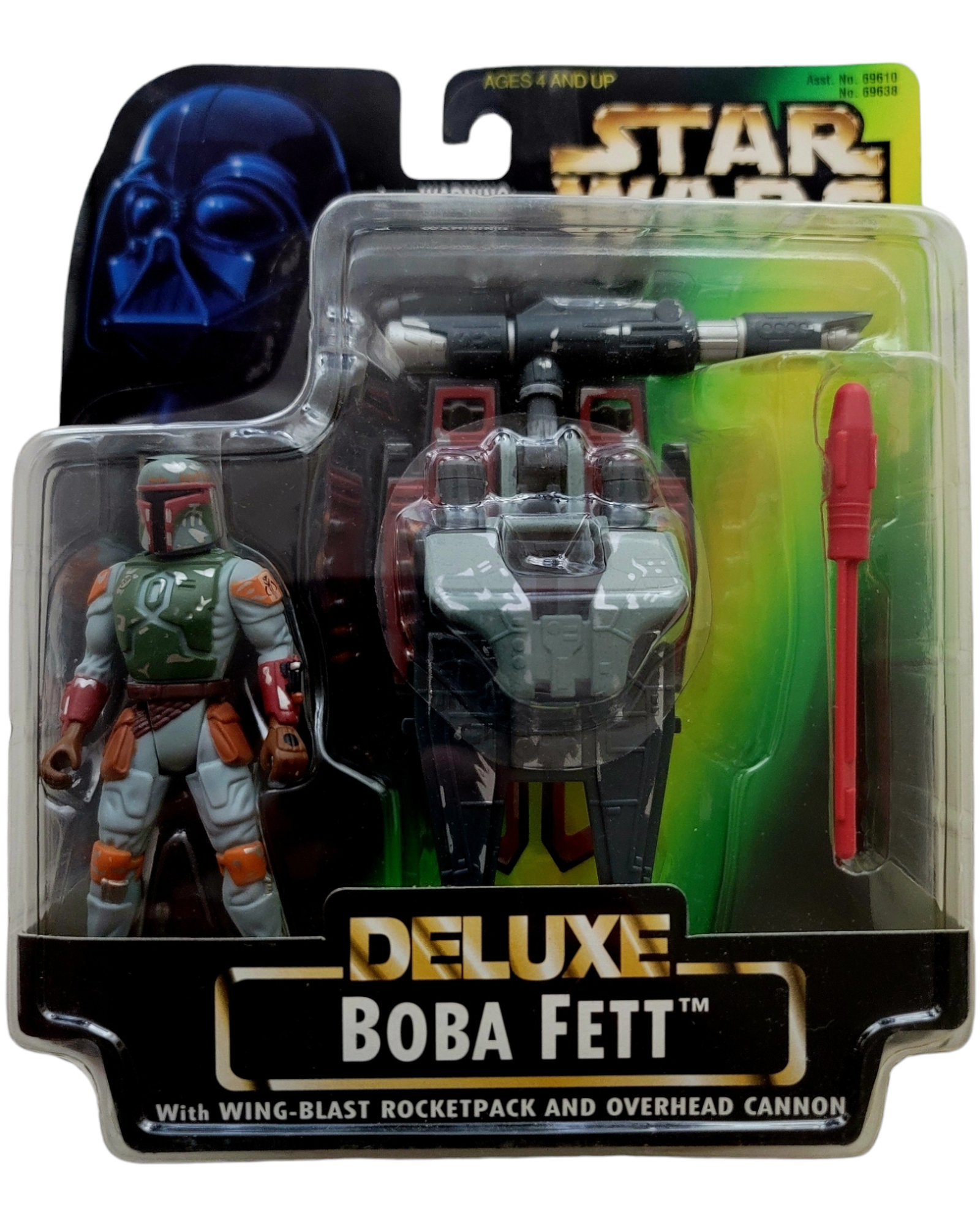 Star Wars POTF2 Deluxe Boba Fett with Wing-blast Rocketpack, Kenner '96