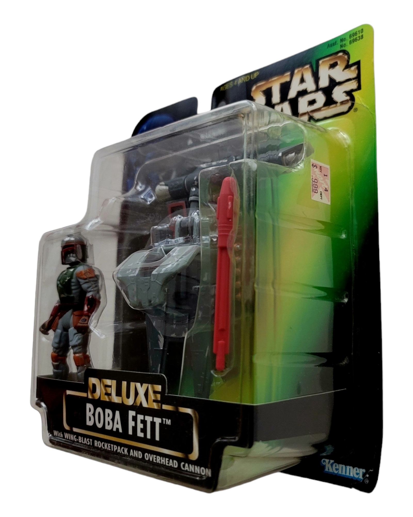 Star Wars POTF2 Deluxe Boba Fett with Wing-blast Rocketpack, Kenner '96