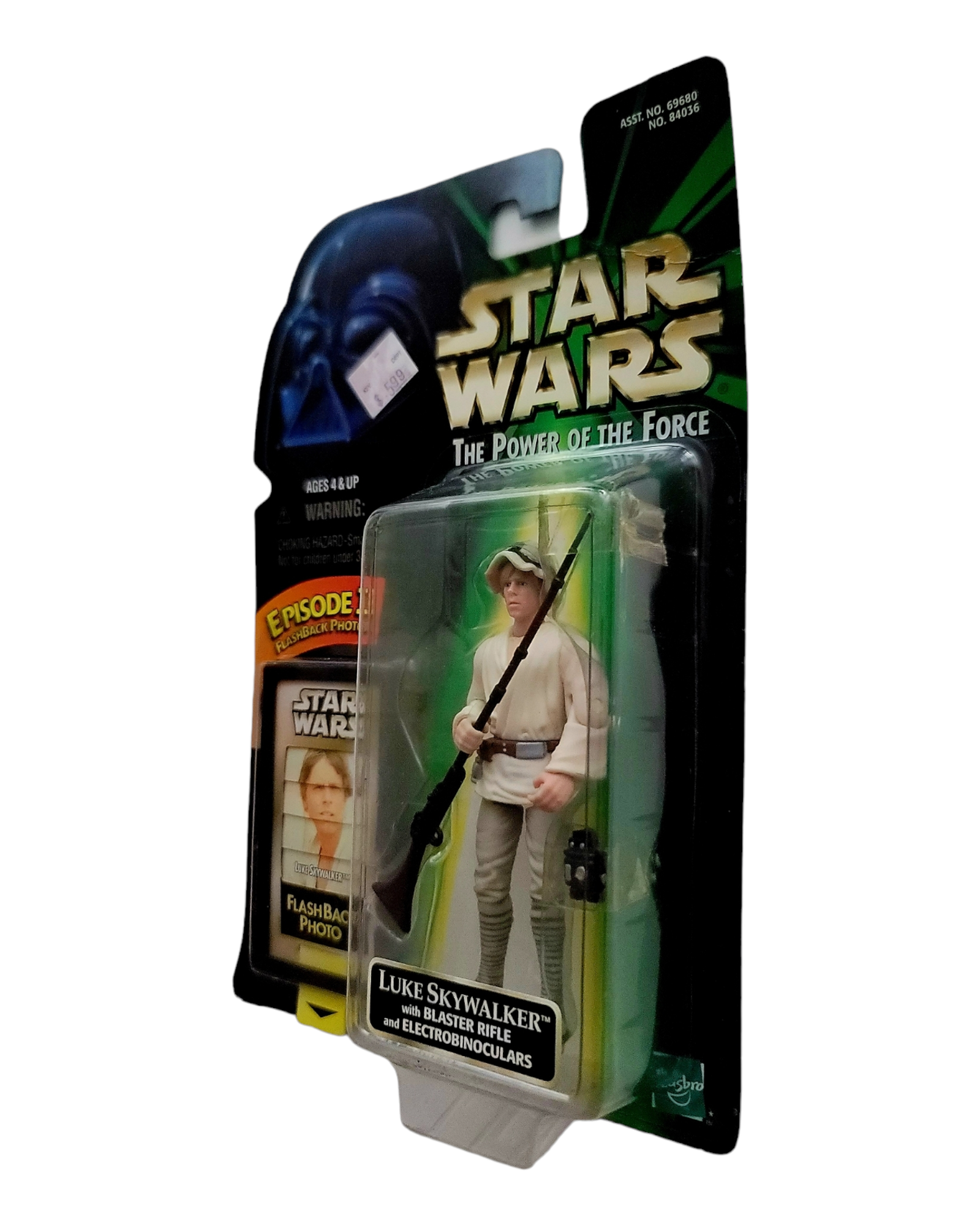 Star Wars POTF2 Luke Skywalker, Flashback Photo, Kenner '98
