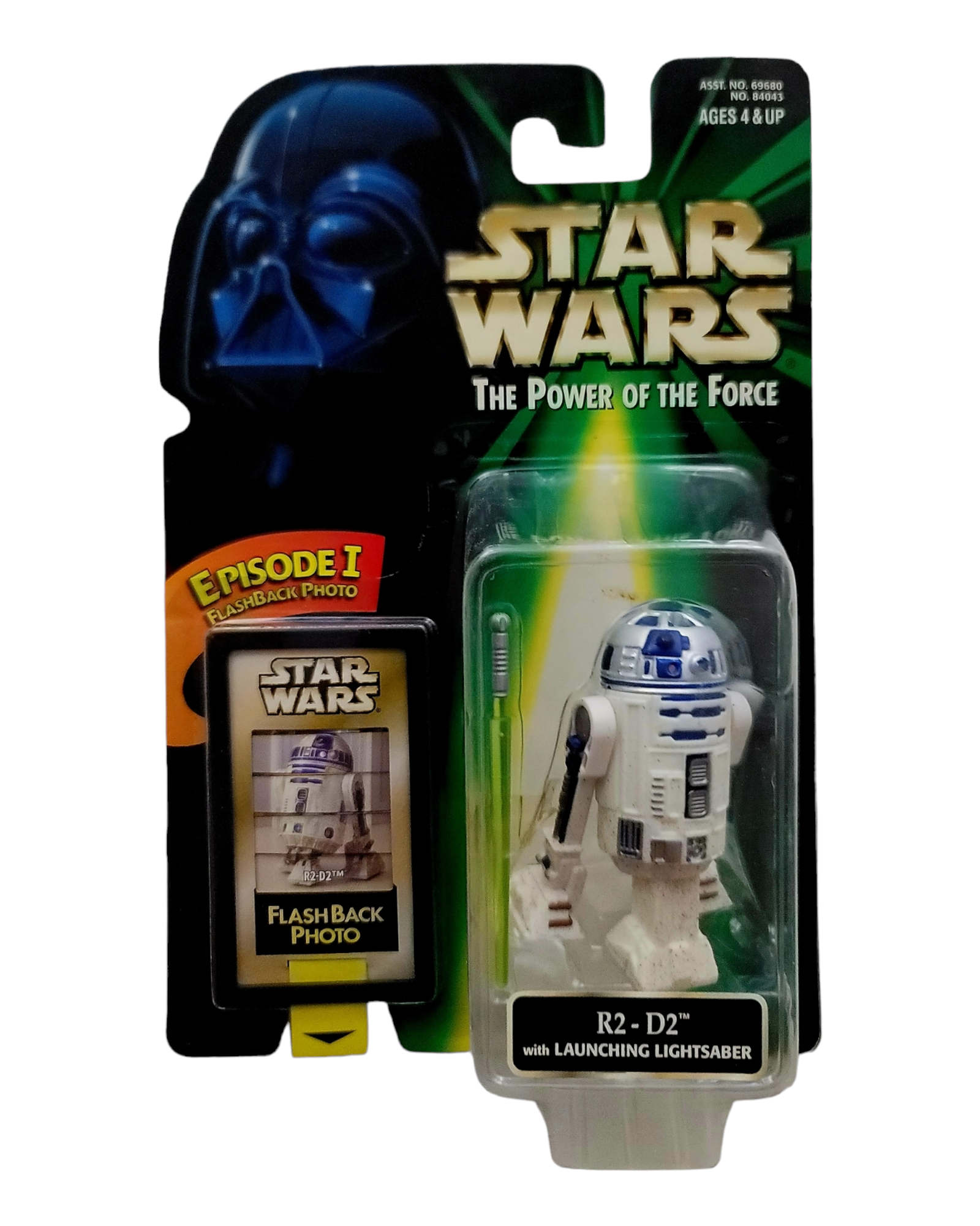 Star Wars POTF2 Flashback Photo R2-D2 with Launching Lightsaber, Kenner '98