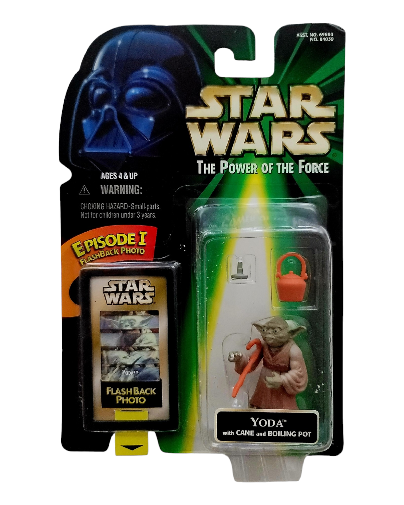 Star Wars POTF2 Yoda, Flashback Photo, Kenner '98