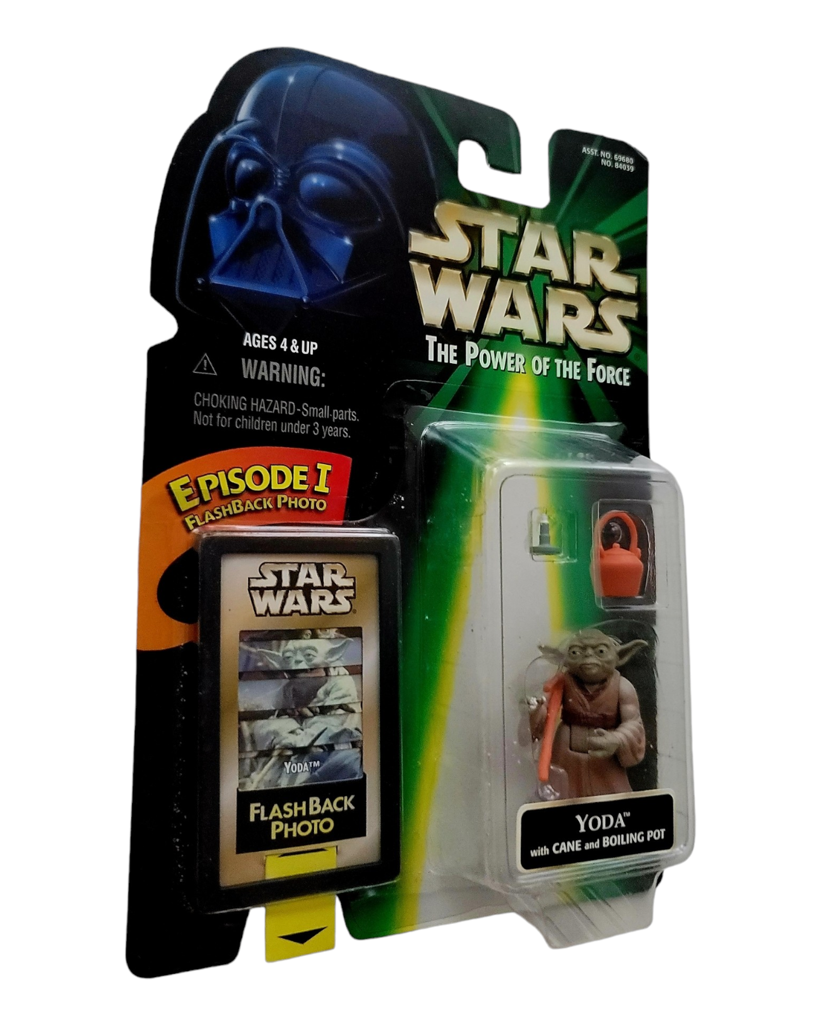 Star Wars POTF2 Yoda, Flashback Photo, Kenner '98