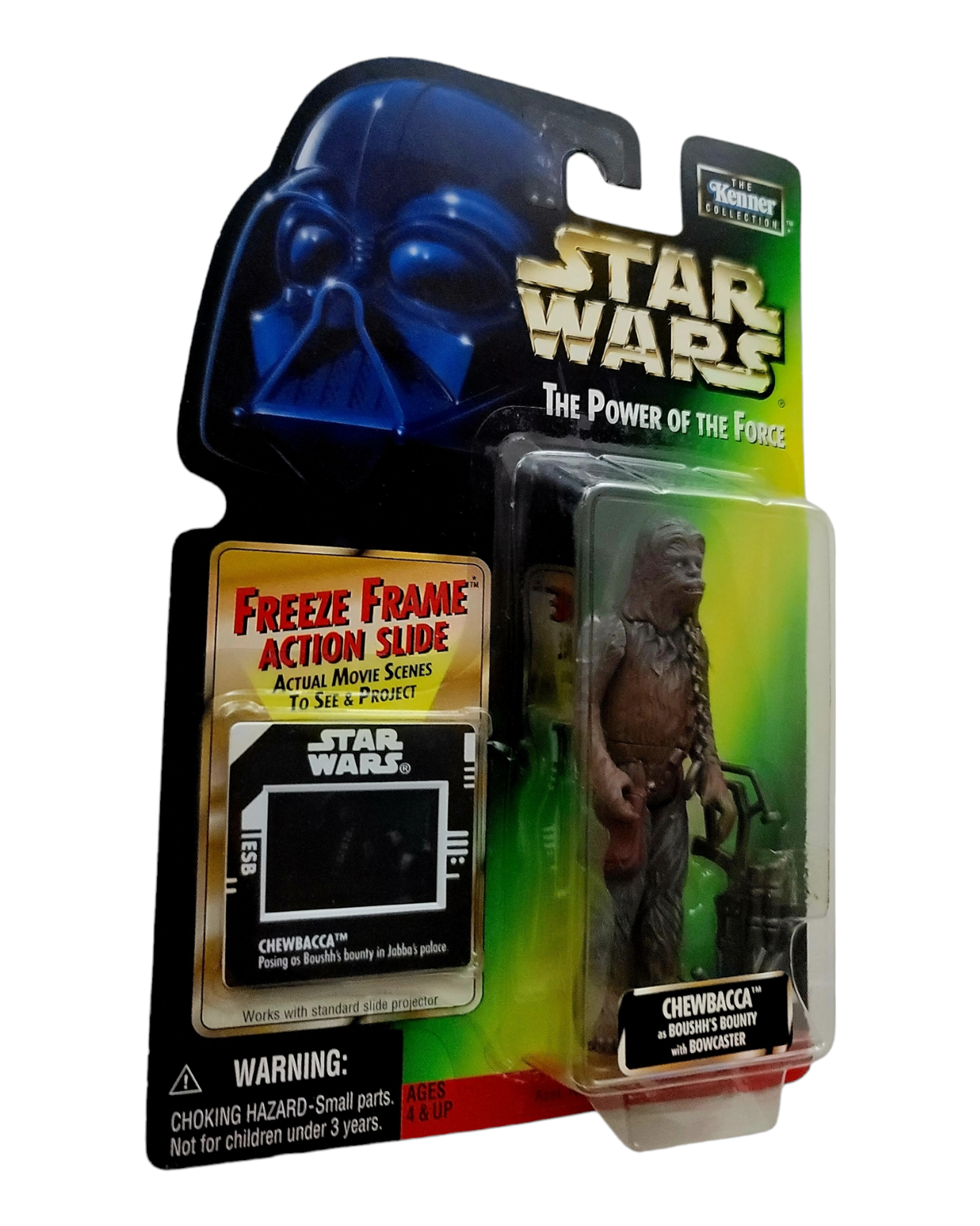 Star Wars POTF2 Chewbacca as Boushh's Bounty, Freeze Frame, Kenner '96