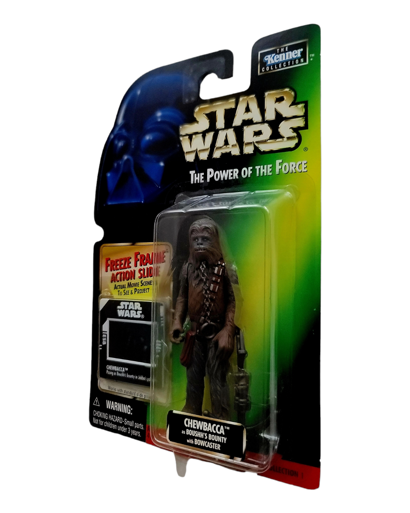 Star Wars POTF2 Chewbacca as Boushh's Bounty, Freeze Frame, Kenner '96