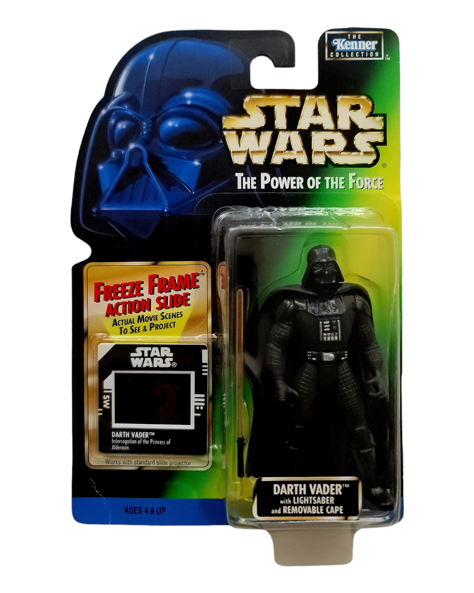 Star Wars POTF2 Darth Vader, Freeze Frame, Kenner '98