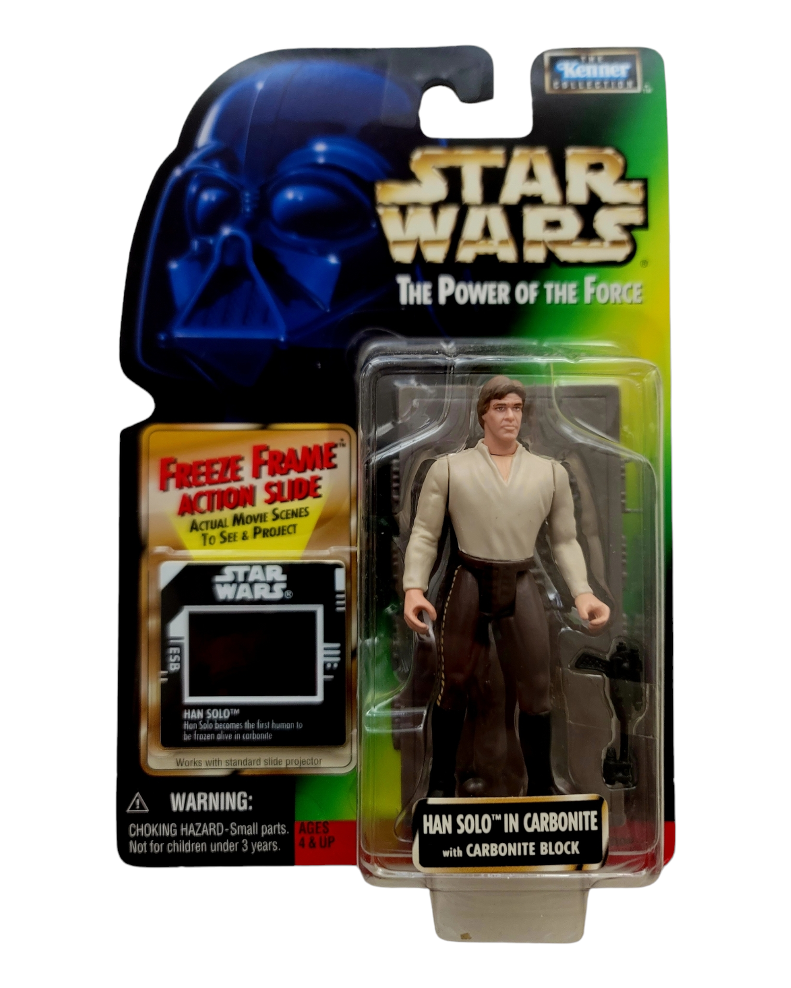 Star Wars POTF2 Han Solo in Carbonite, Freeze Frame, Kenner '97