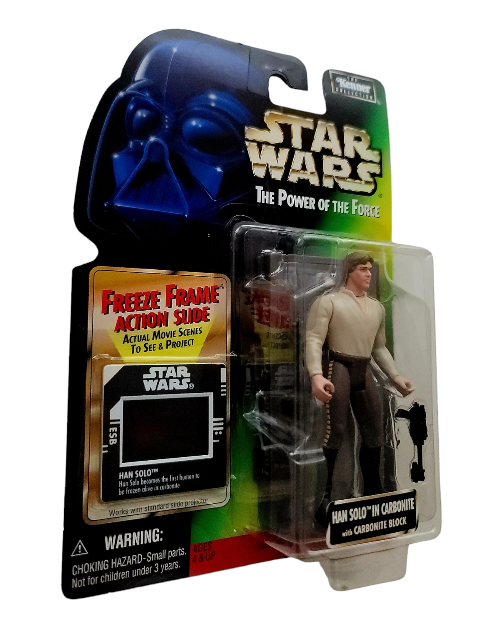 Star Wars POTF2 Han Solo in Carbonite, Freeze Frame, Kenner '97