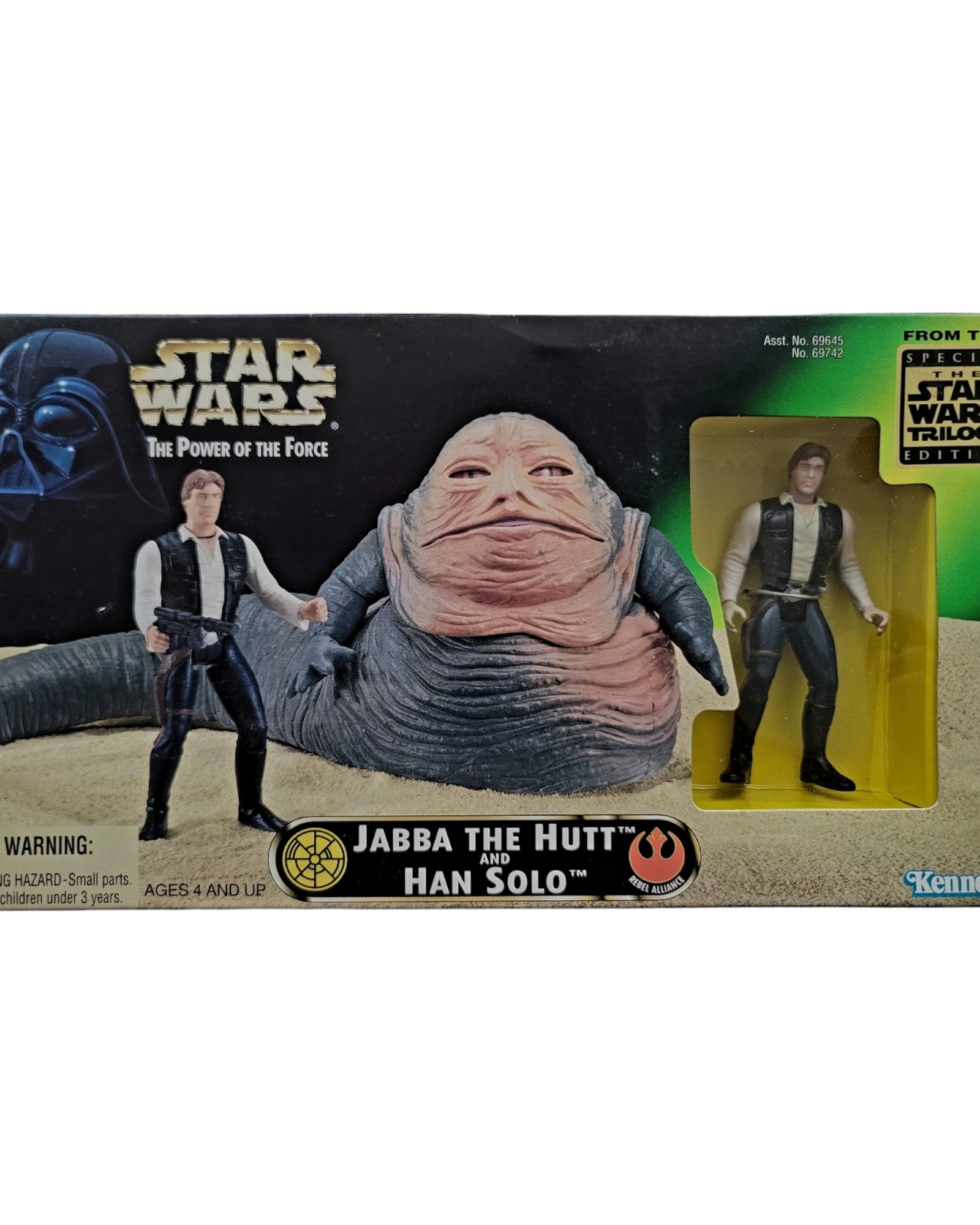 Star Wars POTF2 Jabba the Hutt and Han Solo Set