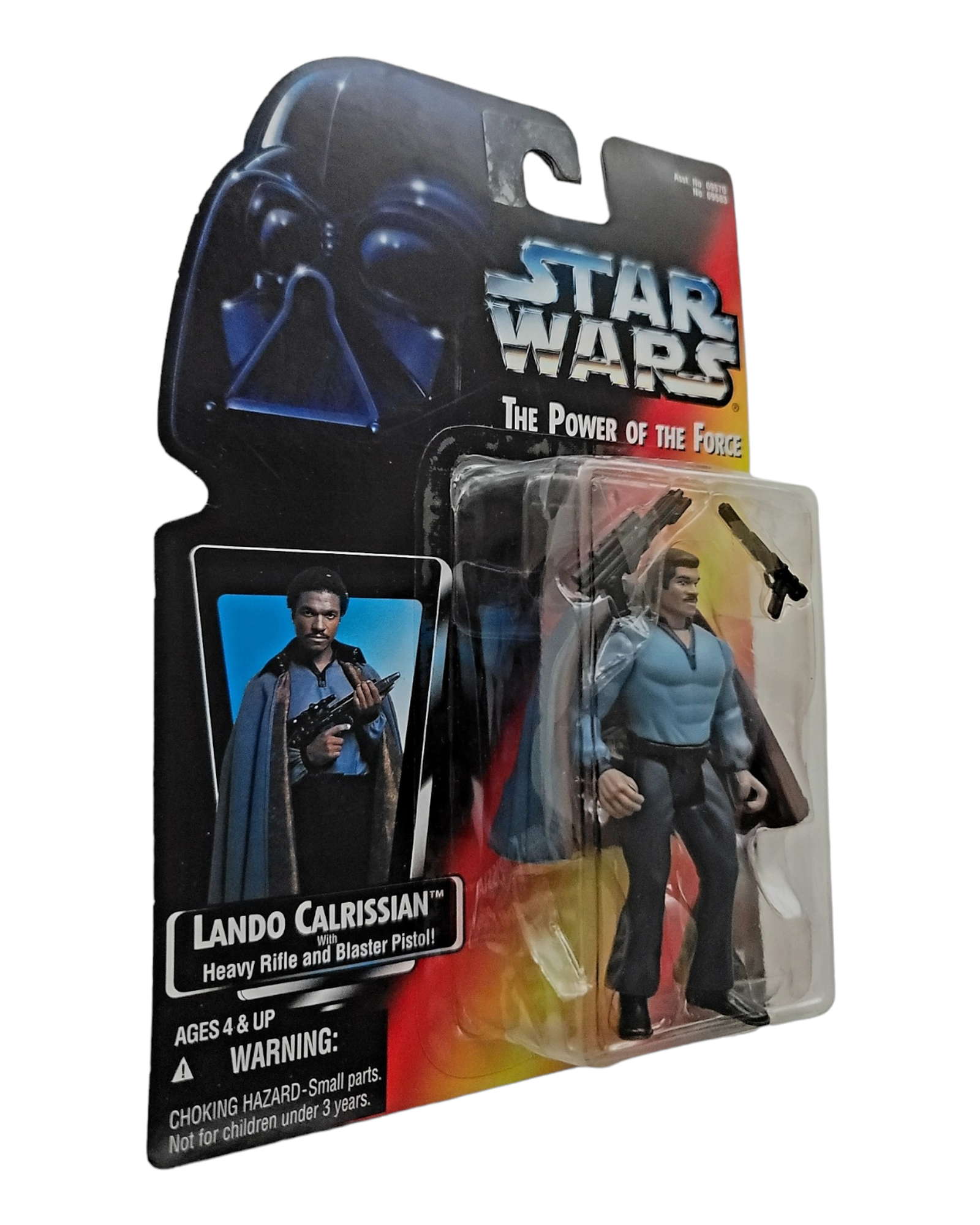 Star Wars POTF2 Lando Calrissian, Orange Card, Kenner '95