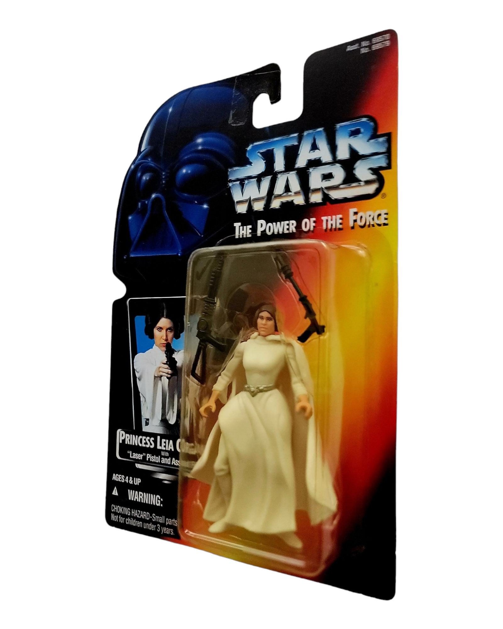 Star Wars POTF2 Princess Leia, Orange Card, Kenner '95