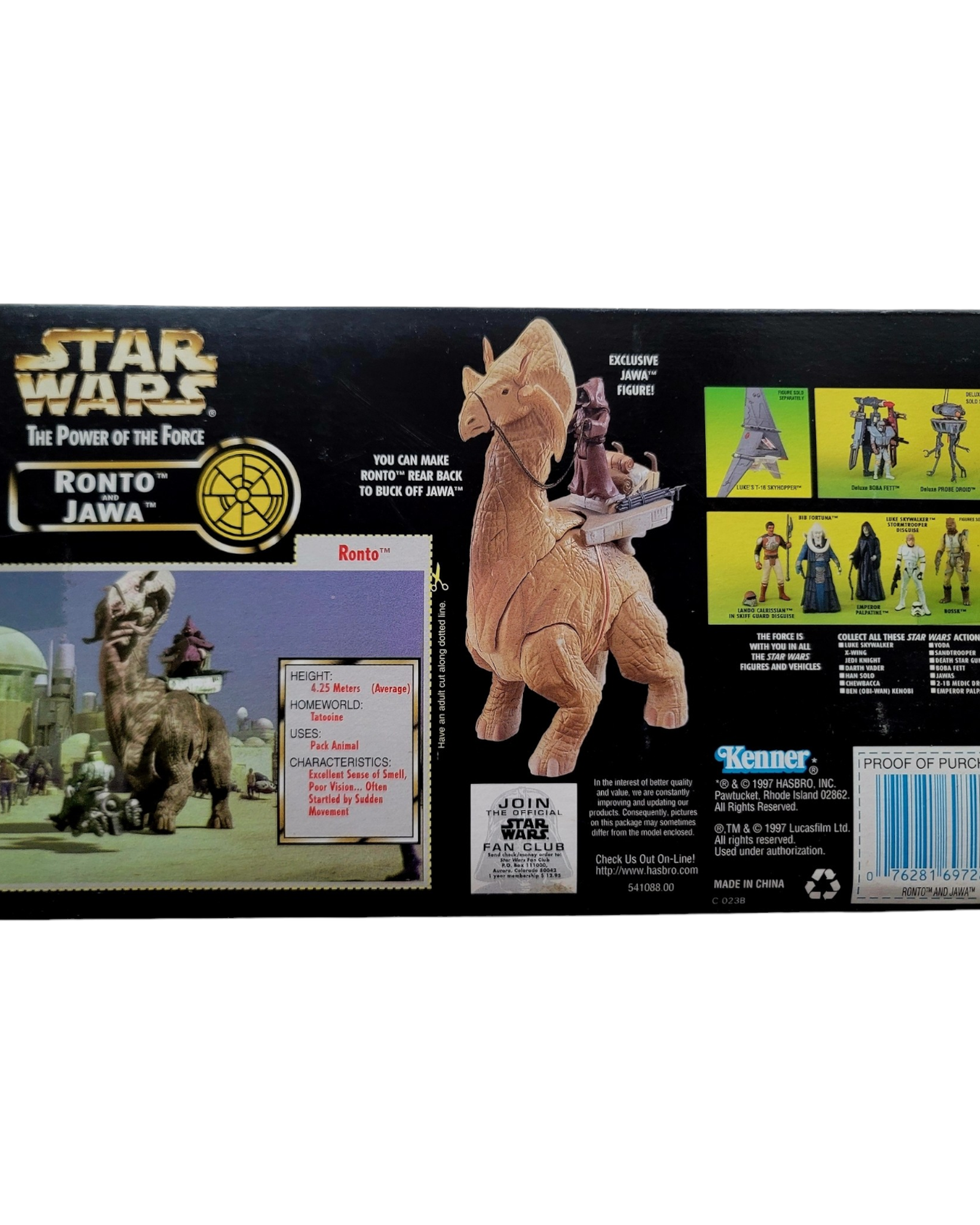 Star Wars POTF2 Ronto and Jawa Set, Kenner '97