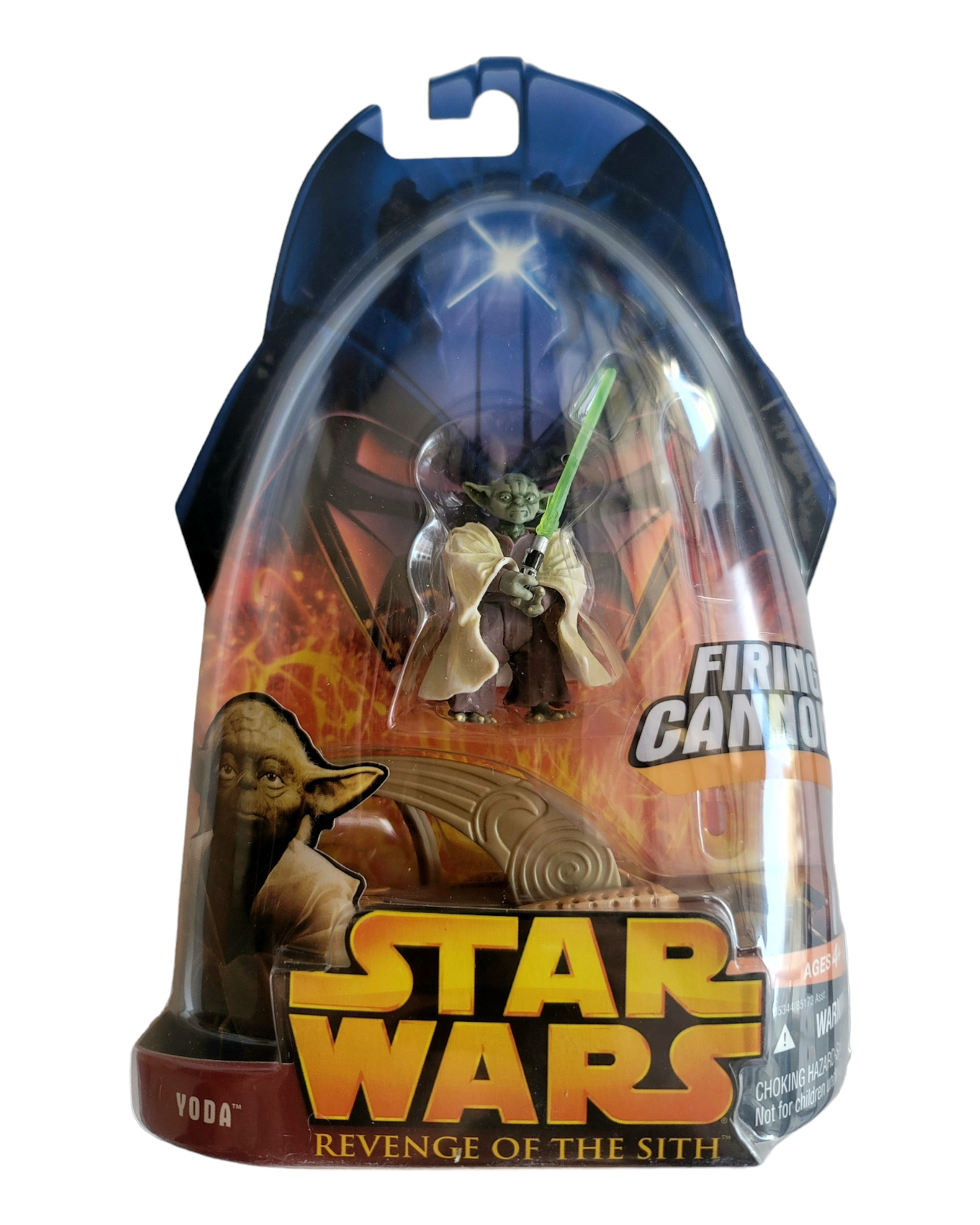 Star Wars ROTS #03 Yoda, Firing Cannon, Hasbro '05