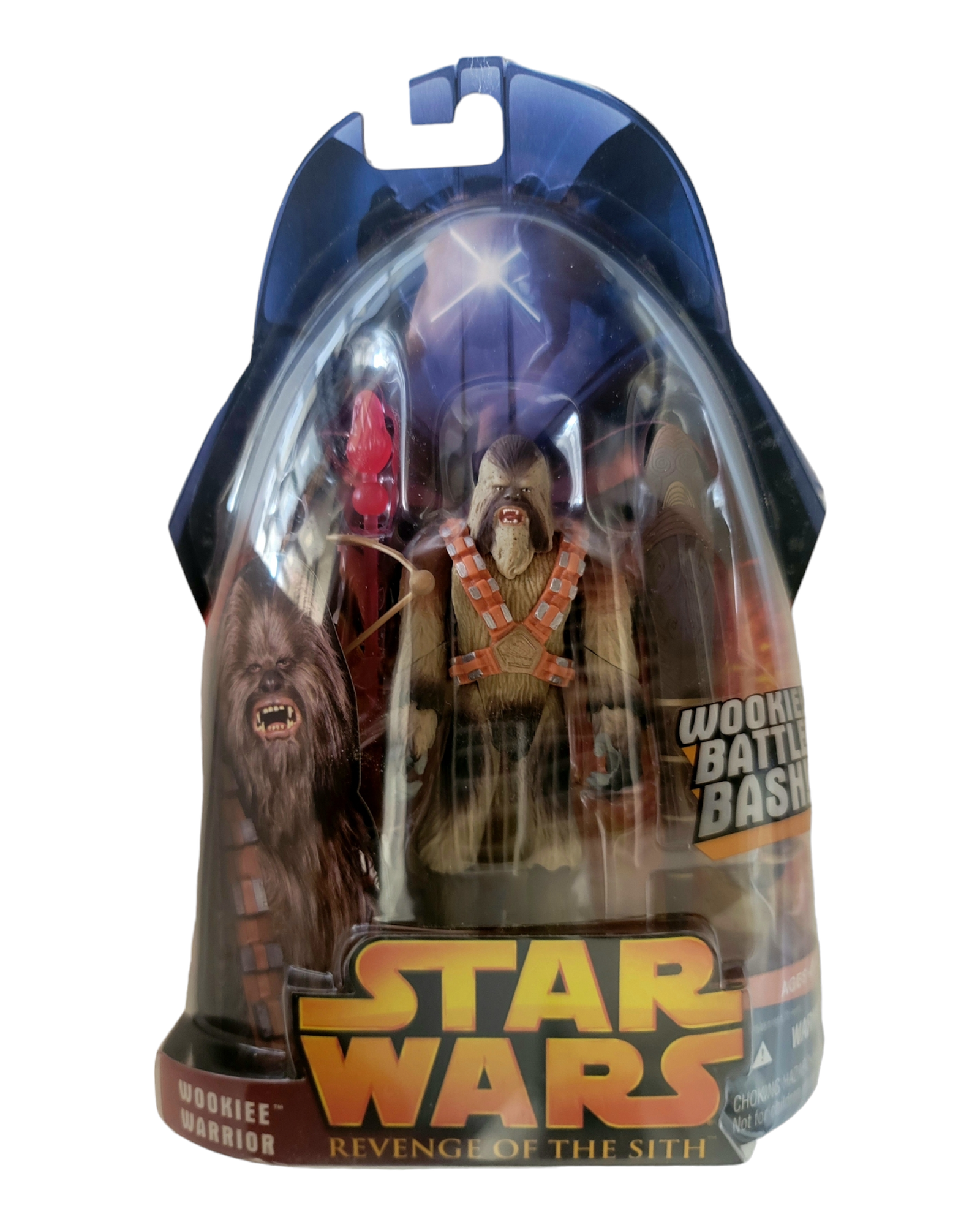 Star Wars ROTS '05 #43 Wookie Warrior, Tan Fur, Hasbro '05