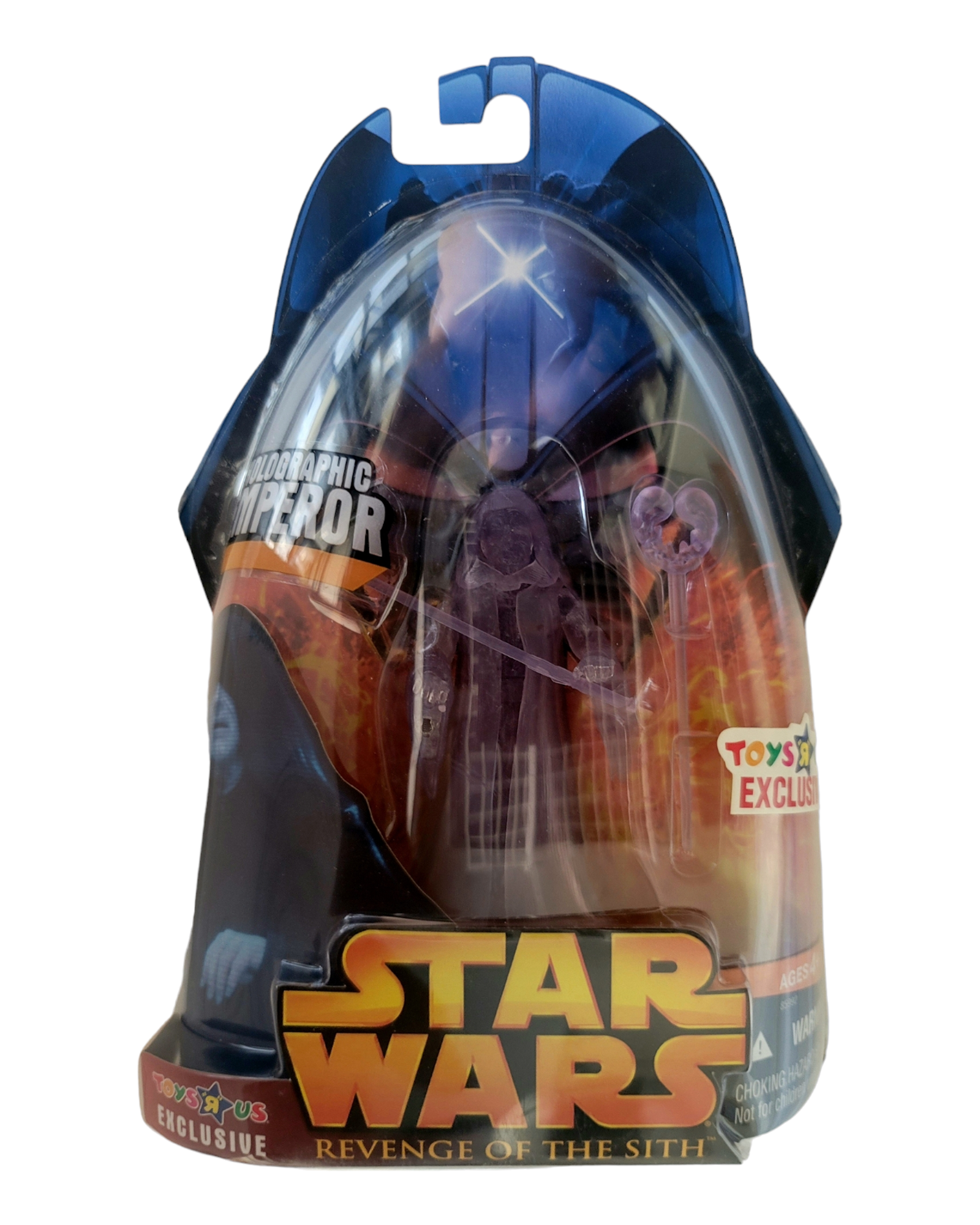 Star Wars ROTS Holo Emperor Palpatine, Toys'R'Us (TRU) Exclusive, Hasbro '05