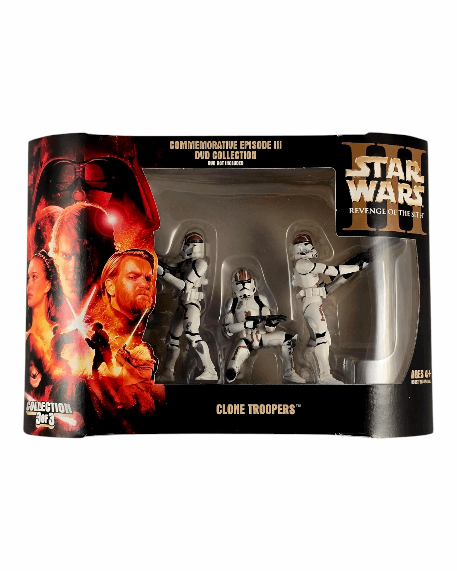 Star Wars ROTS Clone Troopers, Commemorative Episode III DVD Collection, Hasbro