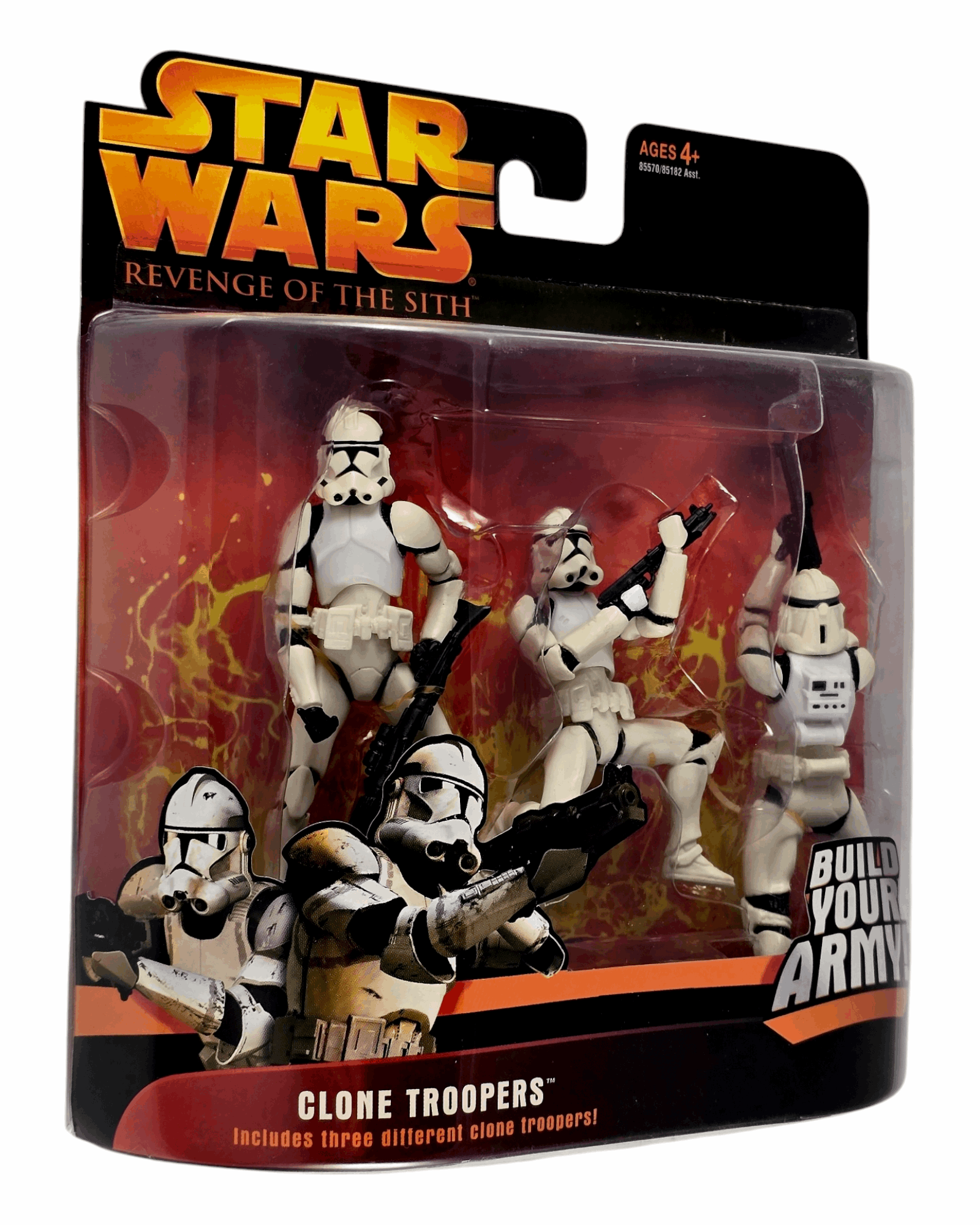 Star Wars ROTS Clone Troopers, Build Your Army, Hasbro '05