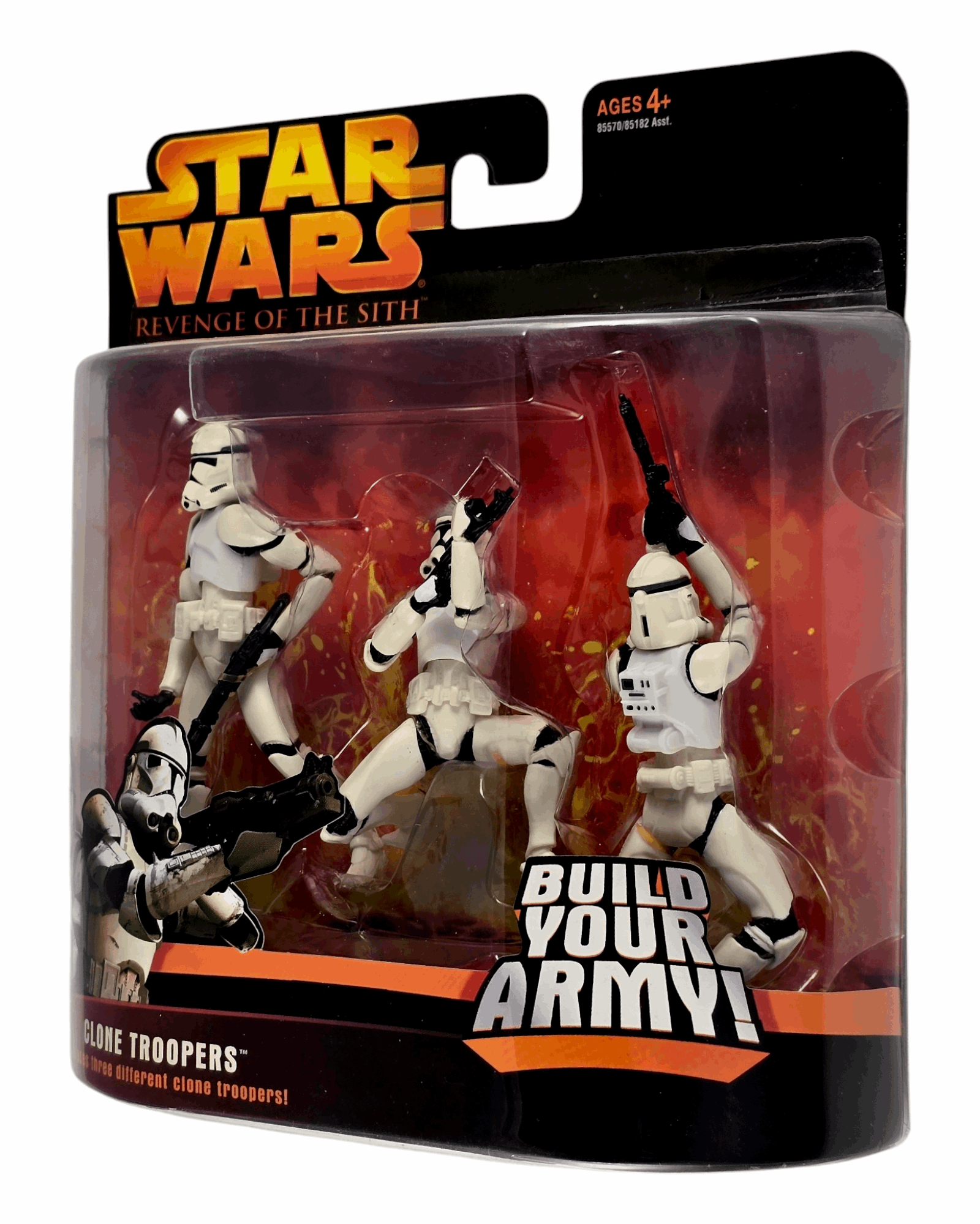 Star Wars ROTS Clone Troopers, Build Your Army, Hasbro '05