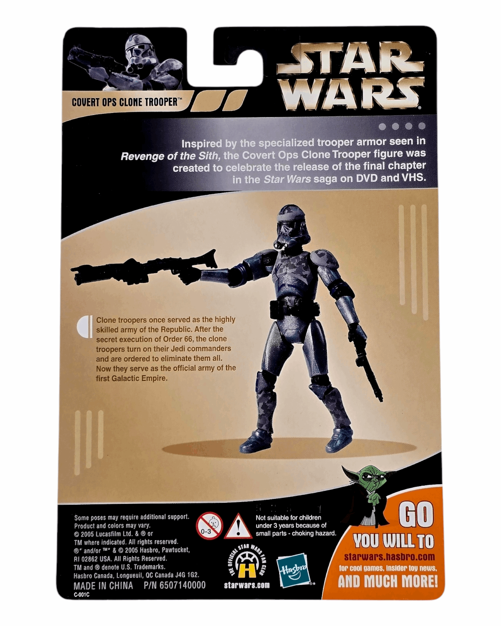 Star Wars ROTS Covert Ops Clone Trooper, Hasbro '05