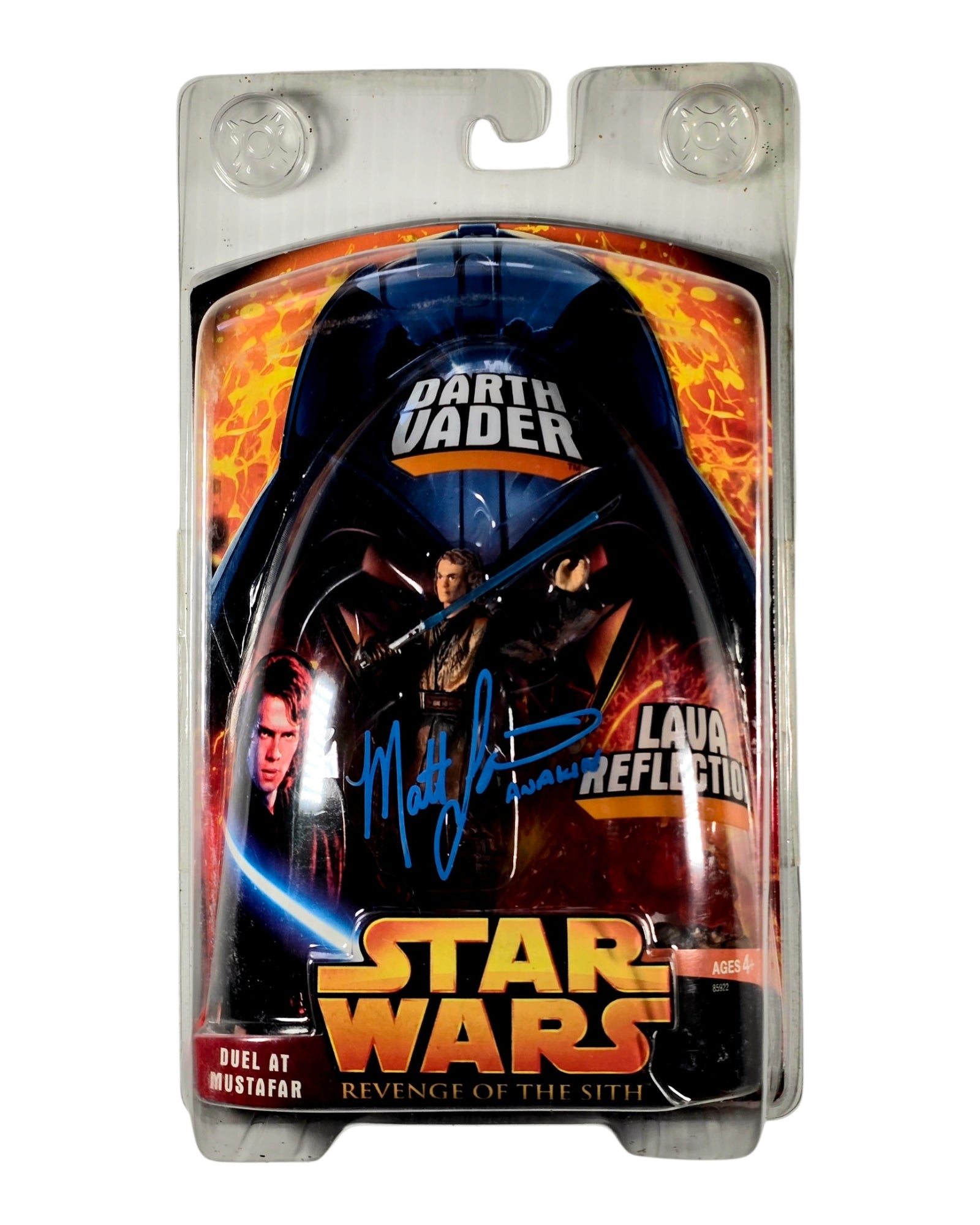 Star Wars ROTS Lava Reflection Darth Vader, Target Exclusive '05, Signed