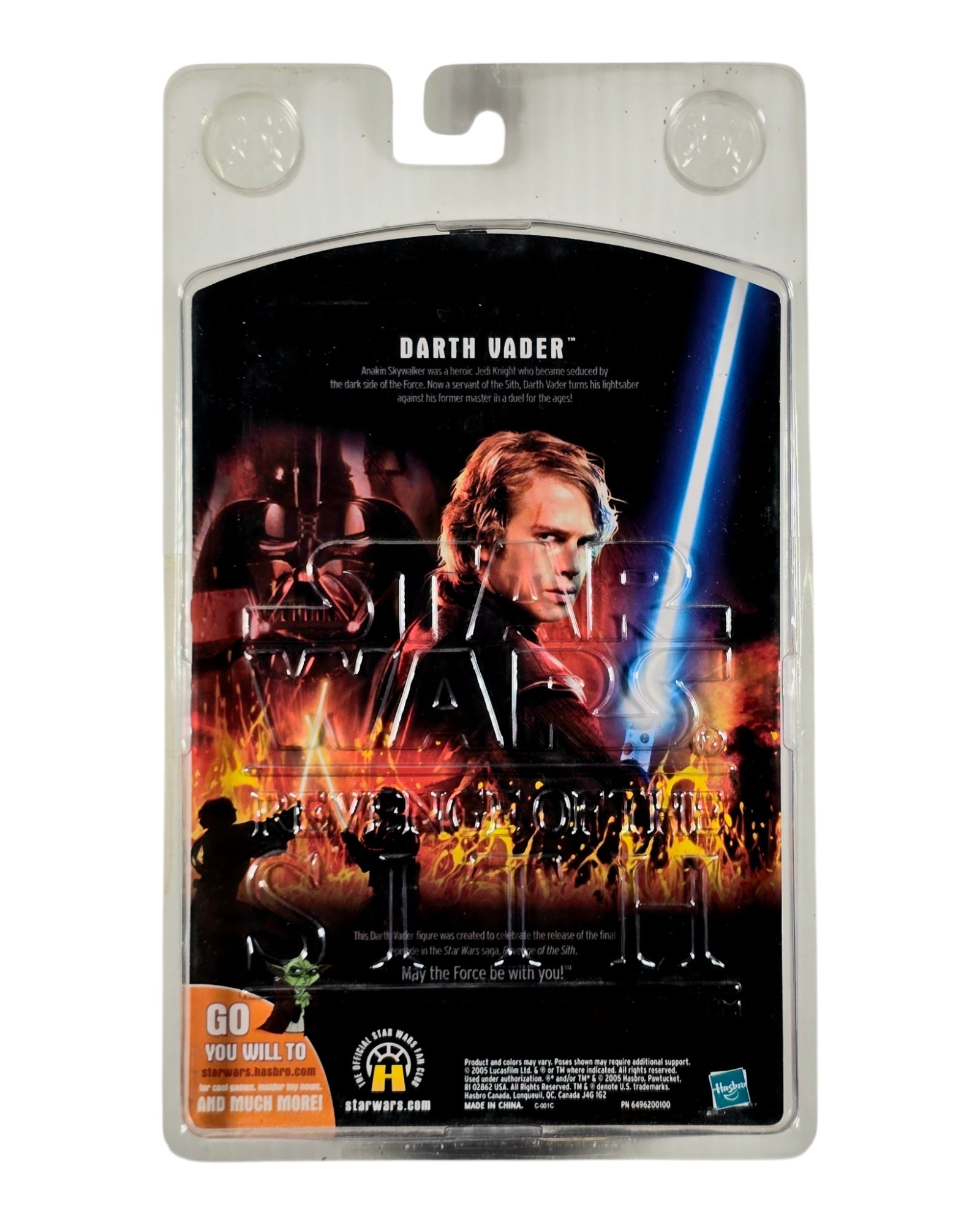 Star Wars ROTS Lava Reflection Darth Vader, Target Exclusive '05, Signed
