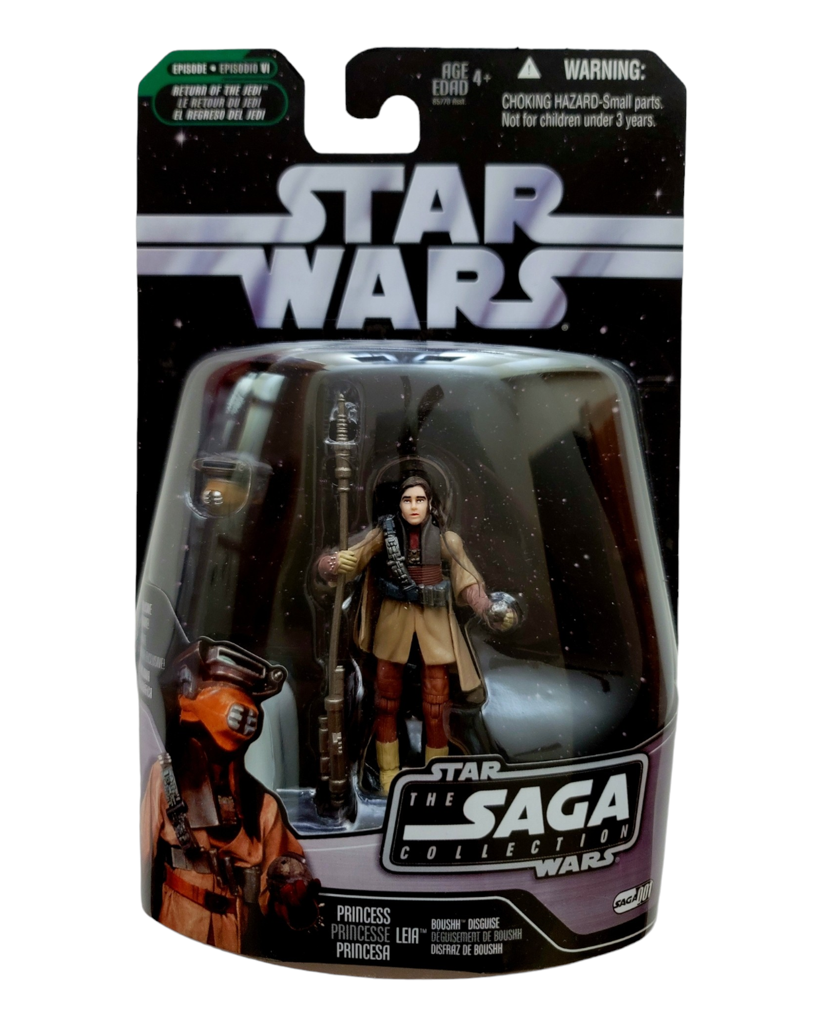 Star Wars Saga Collection #001 Princess Leia, Boushh Disguise, Hasbro '06