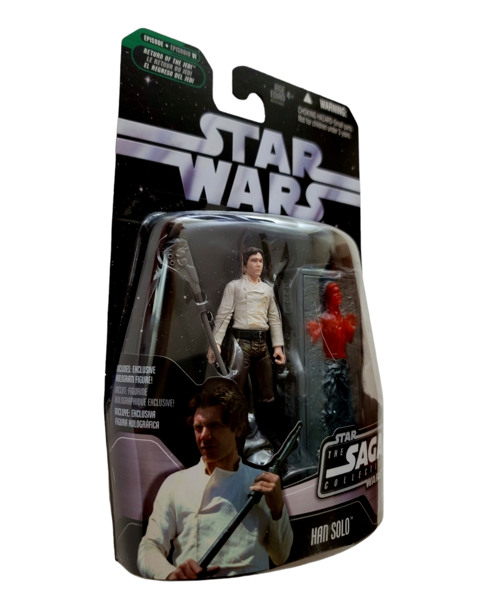 Star Wars Saga Collection #002 Han Solo with Carbonite, Hasbro '06