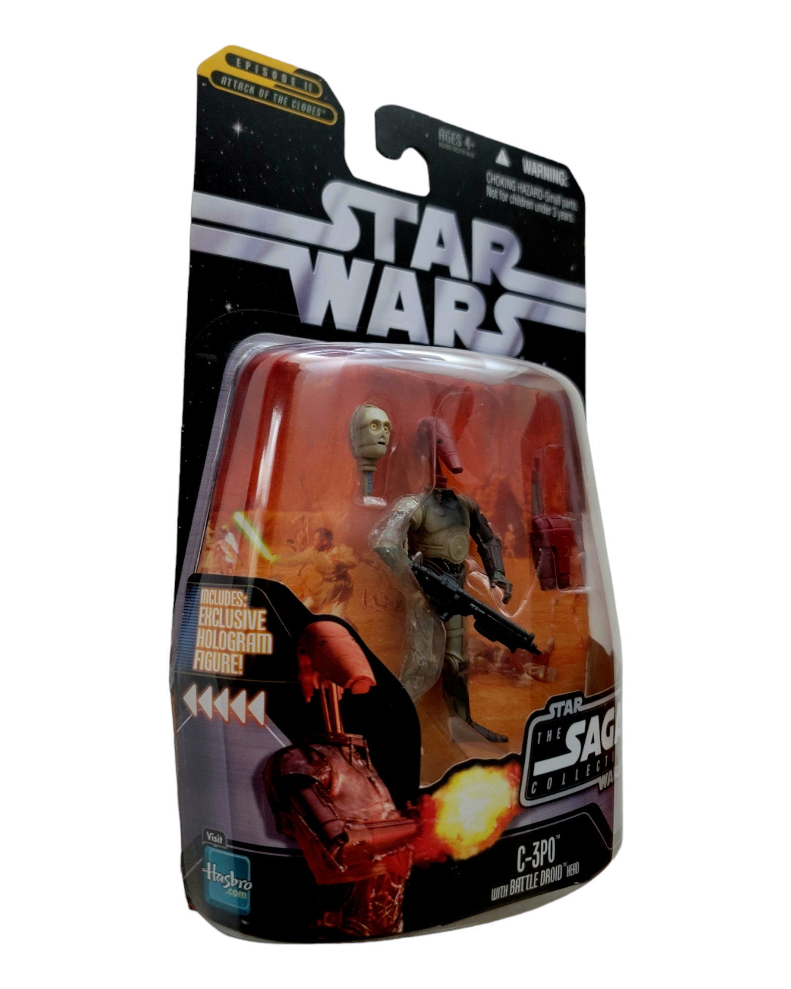 Star Wars Saga Collection #017 C-3PO with Battle Droid Head, Hasbro '06