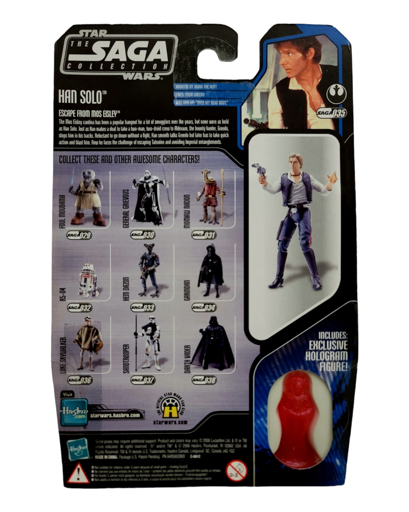 Star Wars Saga Collection #035 Han Solo, Hasbro '06