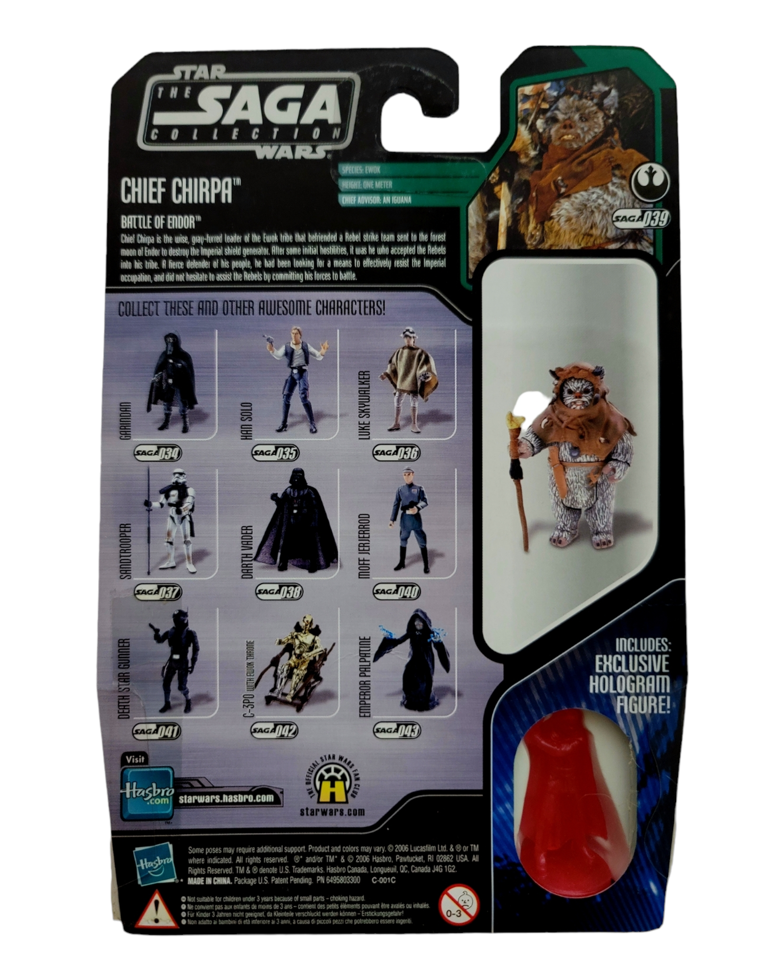 Star Wars Saga Collection #039 Chief Chirpa, Hasbro '06