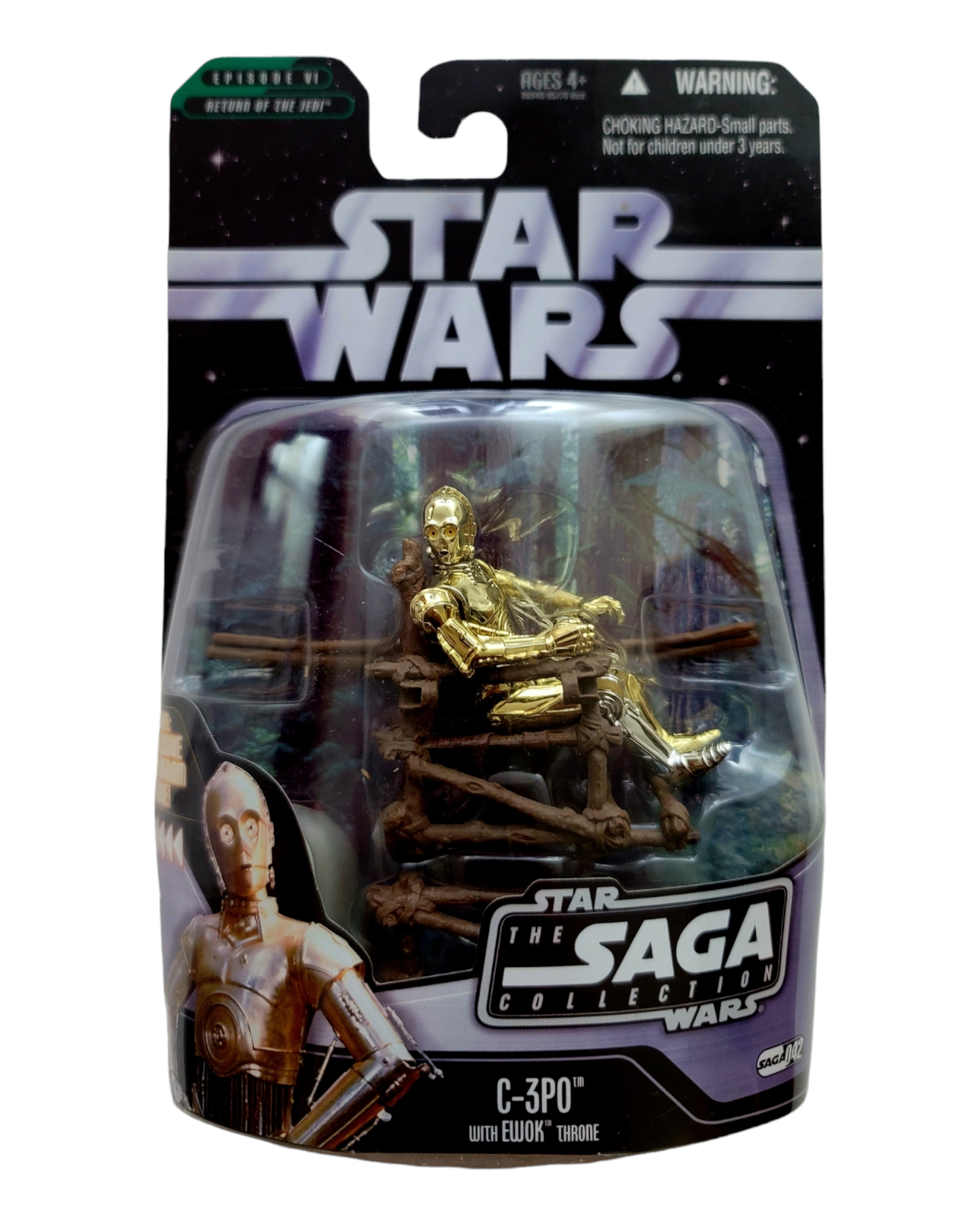 Star Wars Saga Collection '06 #042 C-3PO w Ewok Throne