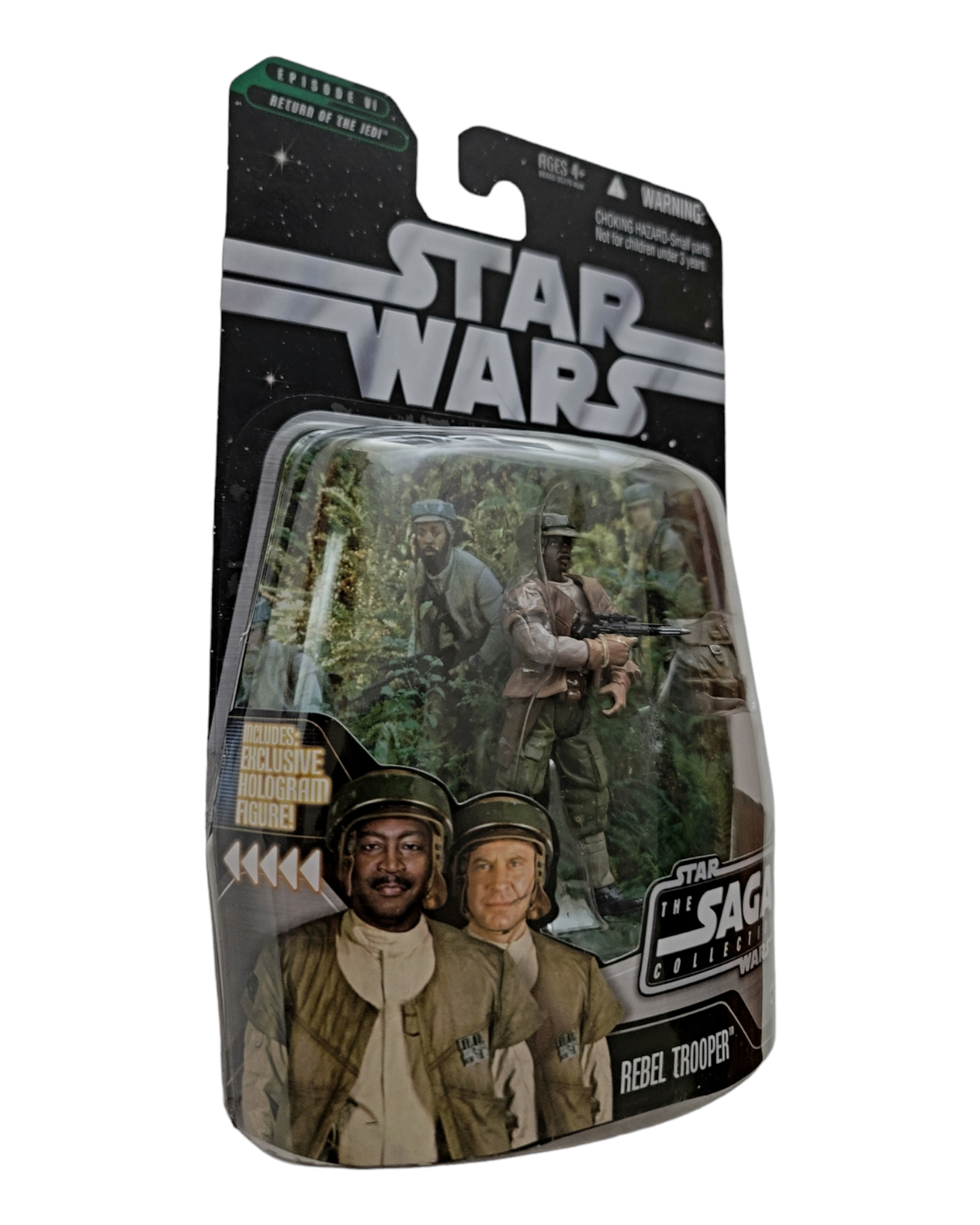Star Wars Saga Collection #046 Rebel Trooper, African American Variant, Hasbro '06