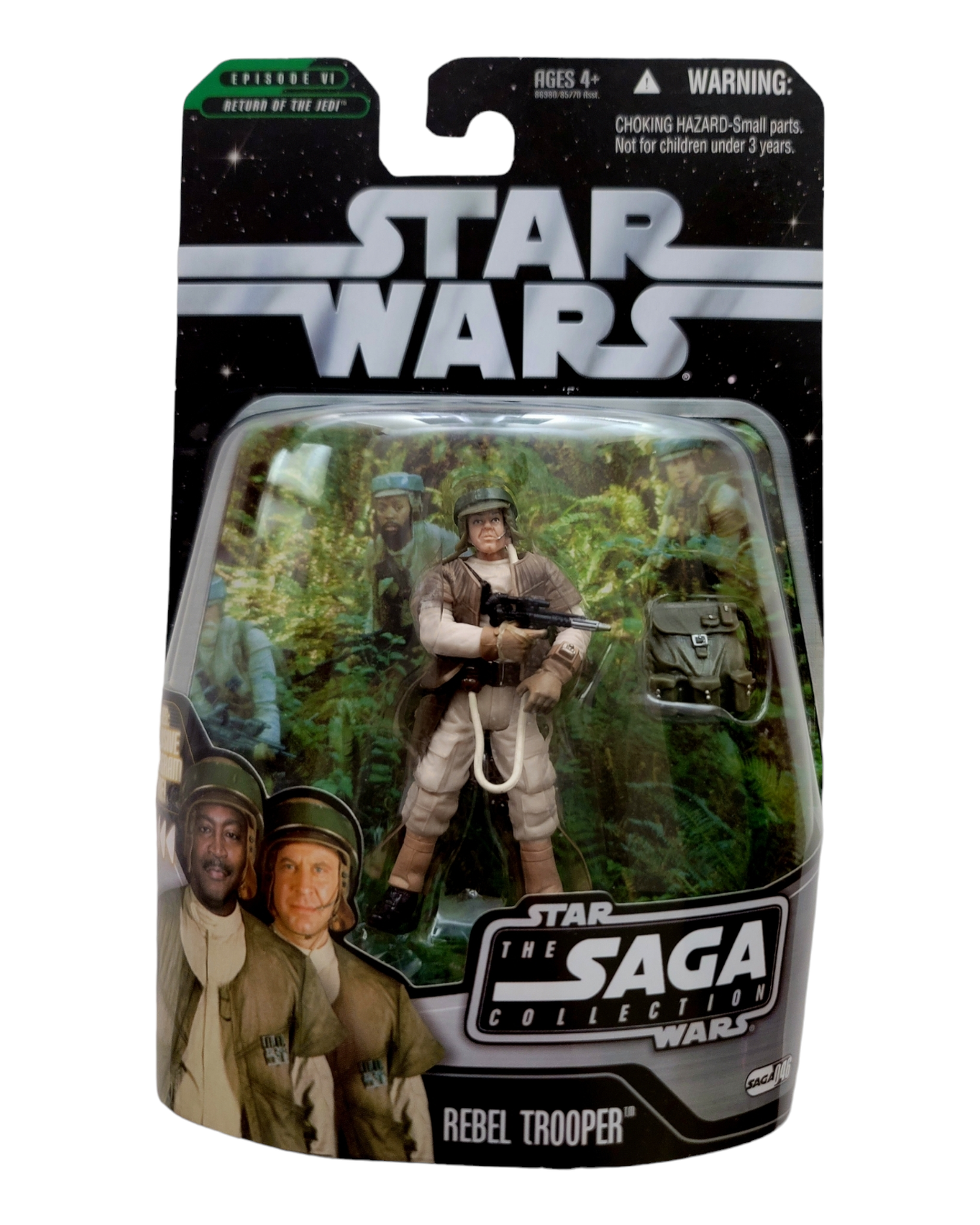 Star Wars Saga Collection #046 Rebel Trooper, Caucasian Variant, Hasbro '06