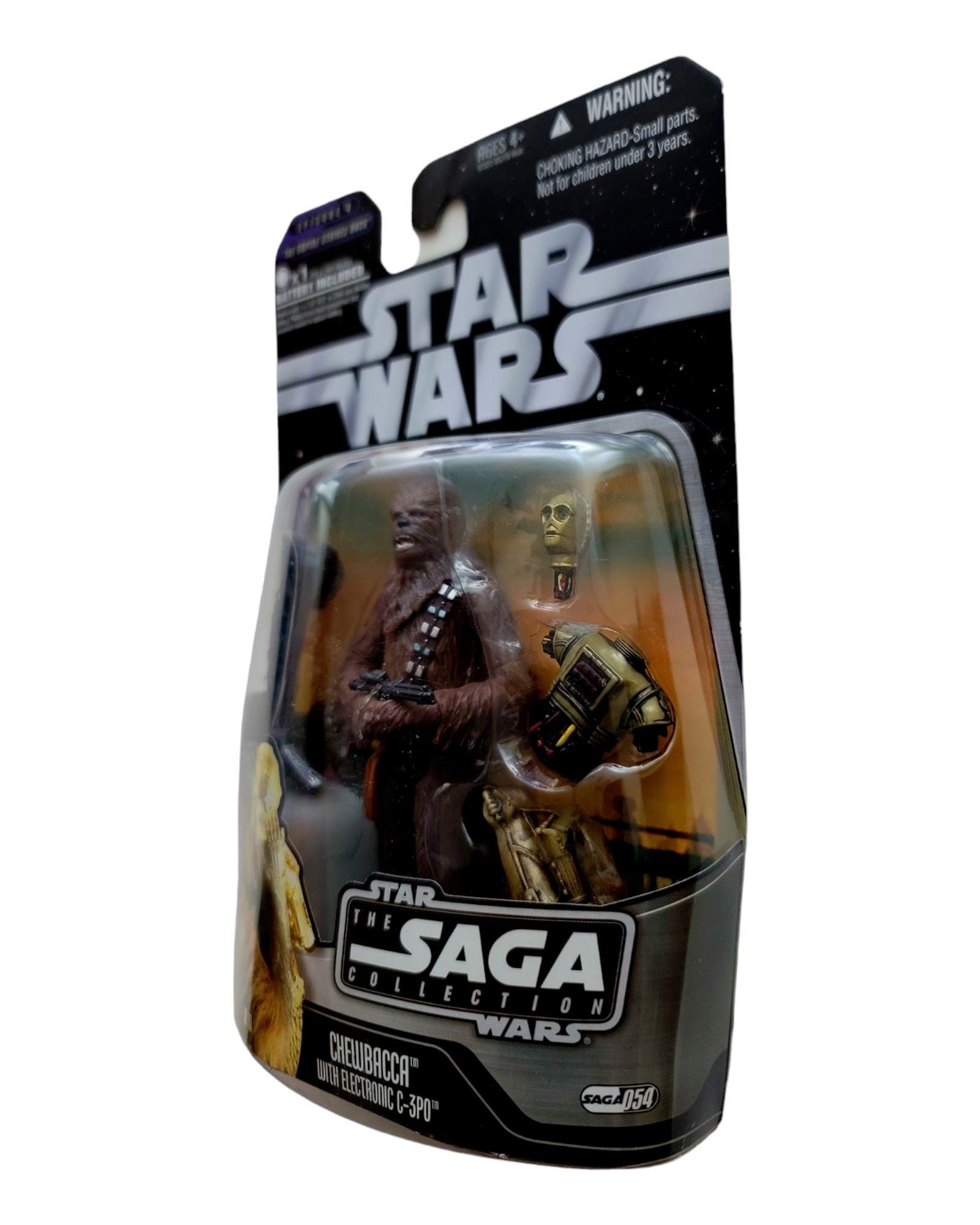Star Wars Saga Collection #054 Chewbacca with C-3PO, Hasbro '06