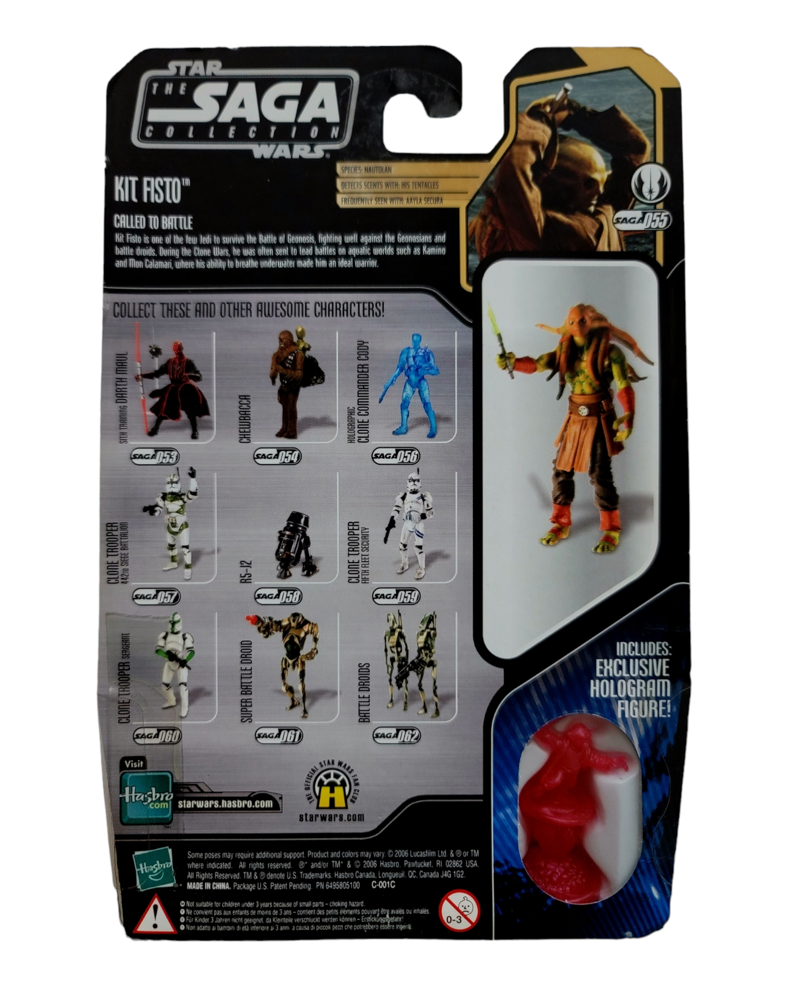 Star Wars Saga Collection #055 Kit Fisto, Hasbro '06