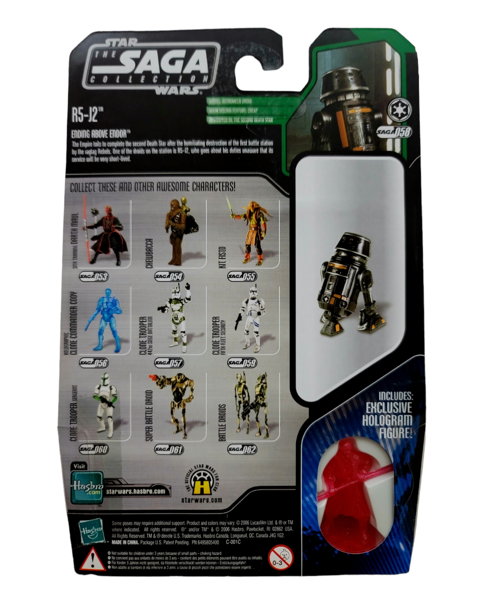 Star Wars Saga Collection '06 #058 R5-J2