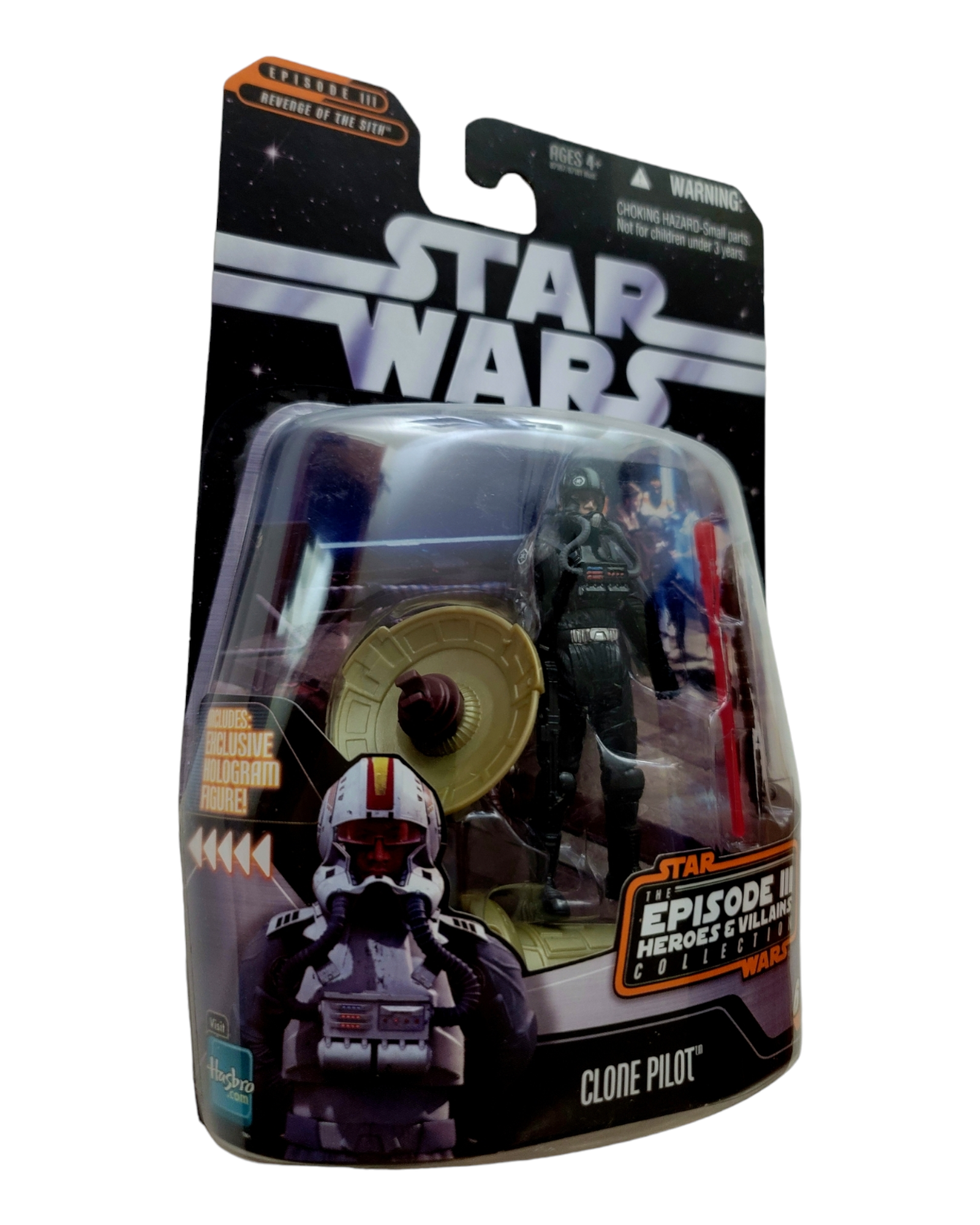 Star Wars Saga Collection EPIII Clone Pilot, Heroes & Villains #6 of 12, Hasbro '06