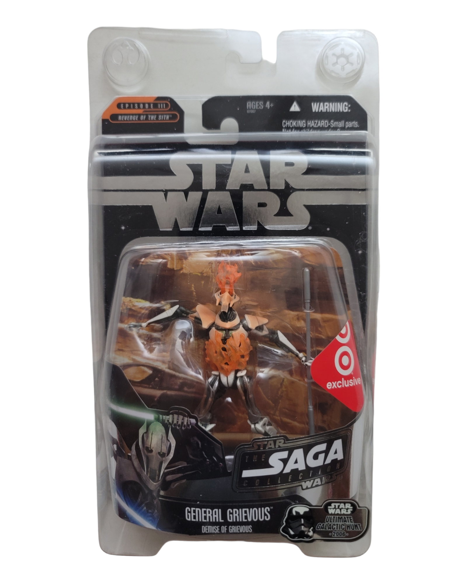 Star Wars Saga Collection General Grievous, Demise of Grievous, Target Exclusive, Hasbro '06