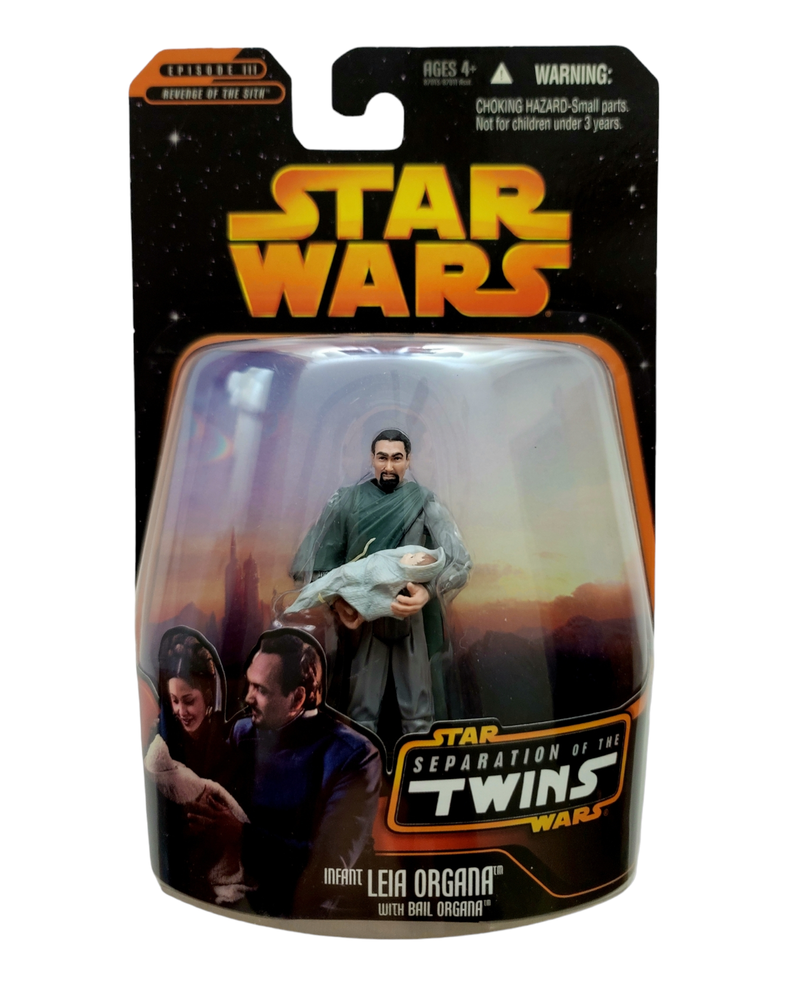 Star Wars Saga Collection EPIII Infant Leia & Bail Organa, Sep of the Twins, Hasbro '06