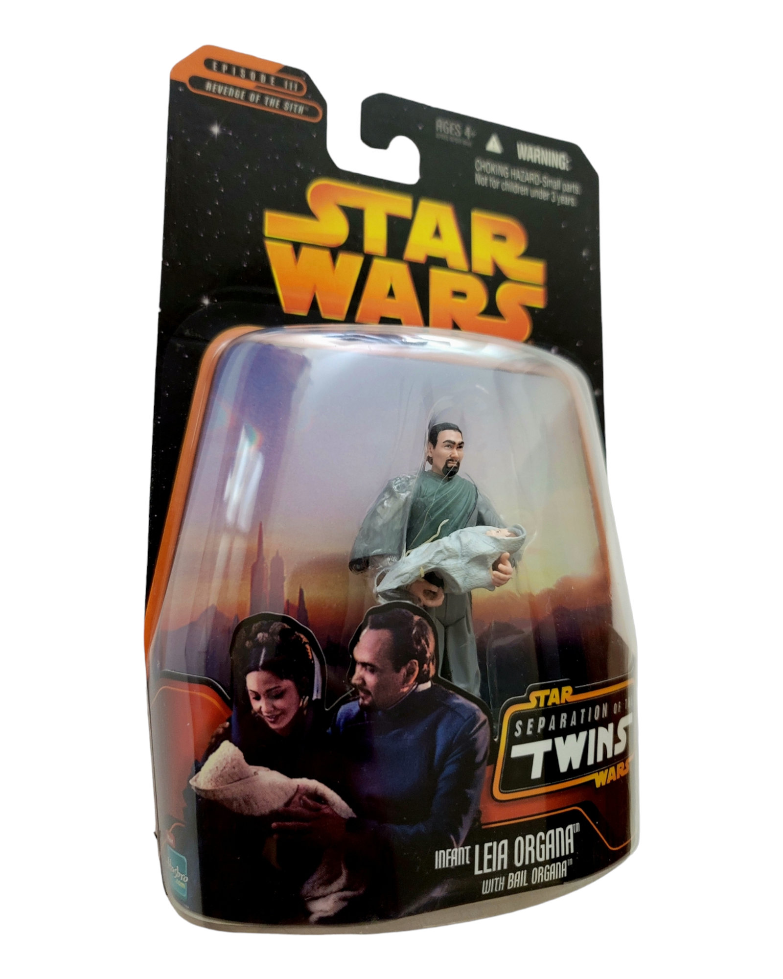 Star Wars Saga Collection EPIII Infant Leia & Bail Organa, Sep of the Twins, Hasbro '06