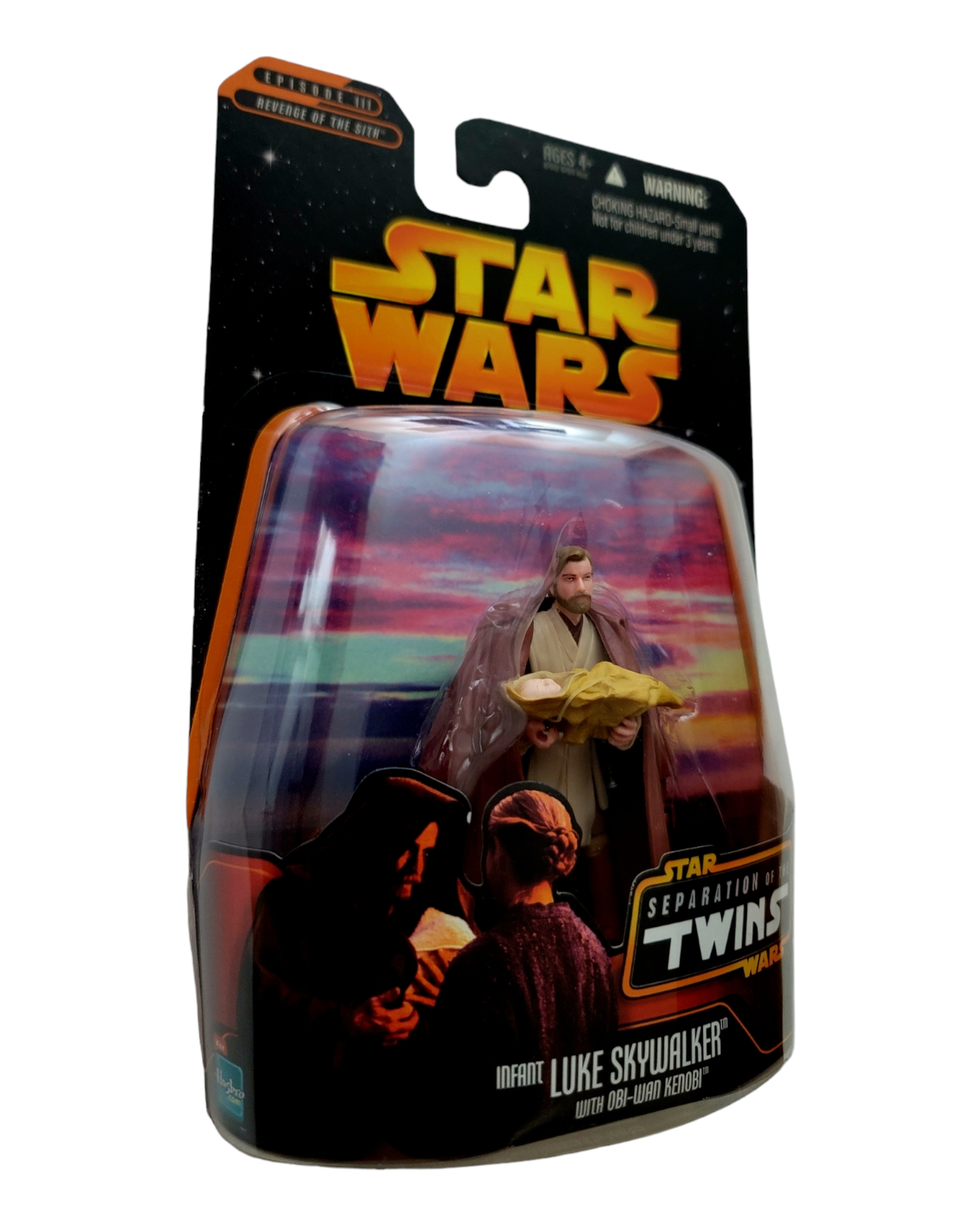 Star Wars Saga Collection EPIII Infant Luke Skywalker, Obi-Wan, Sep of the Twins, Hasbro '06
