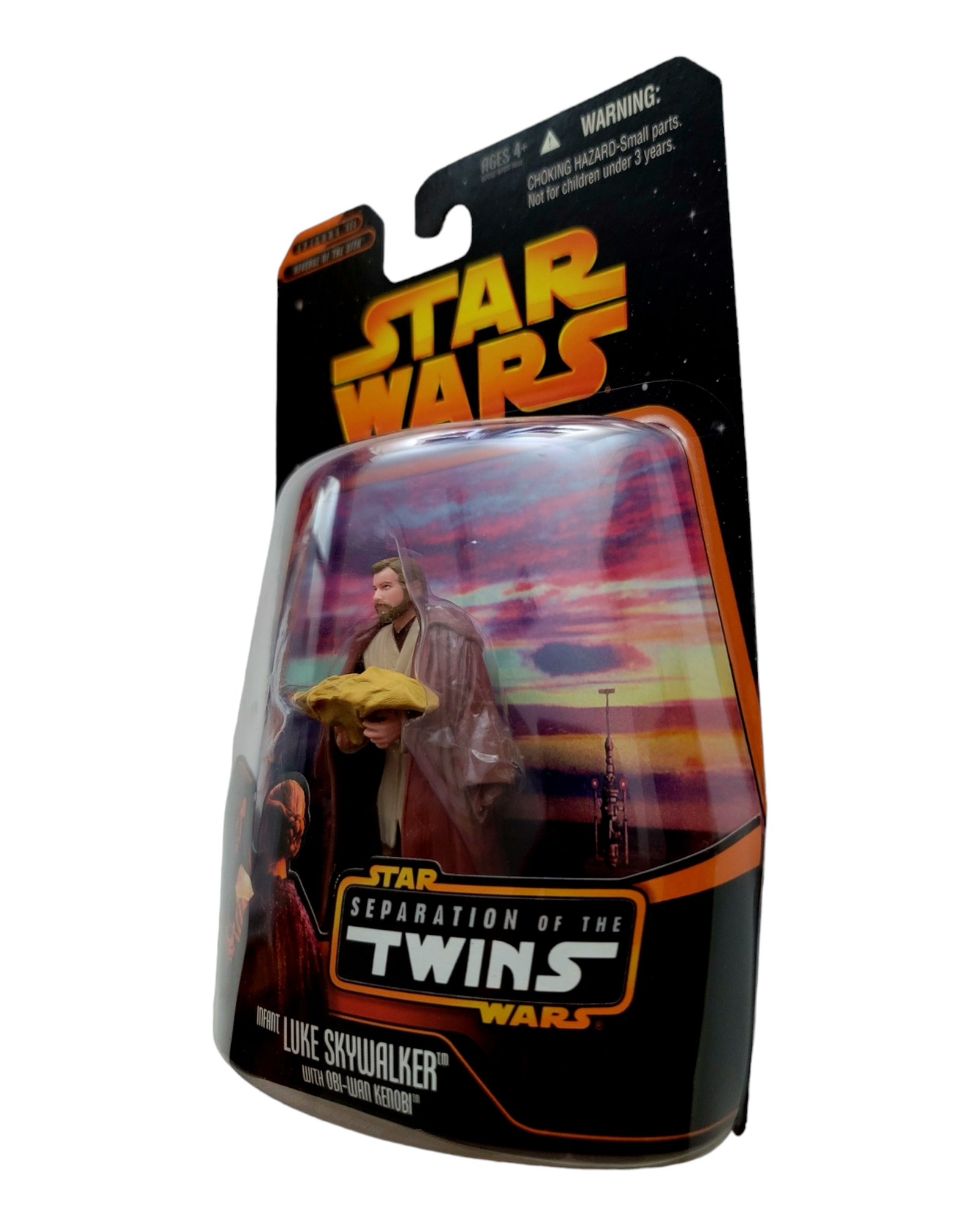 Star Wars Saga Collection EPIII Infant Luke Skywalker, Obi-Wan, Sep of the Twins, Hasbro '06