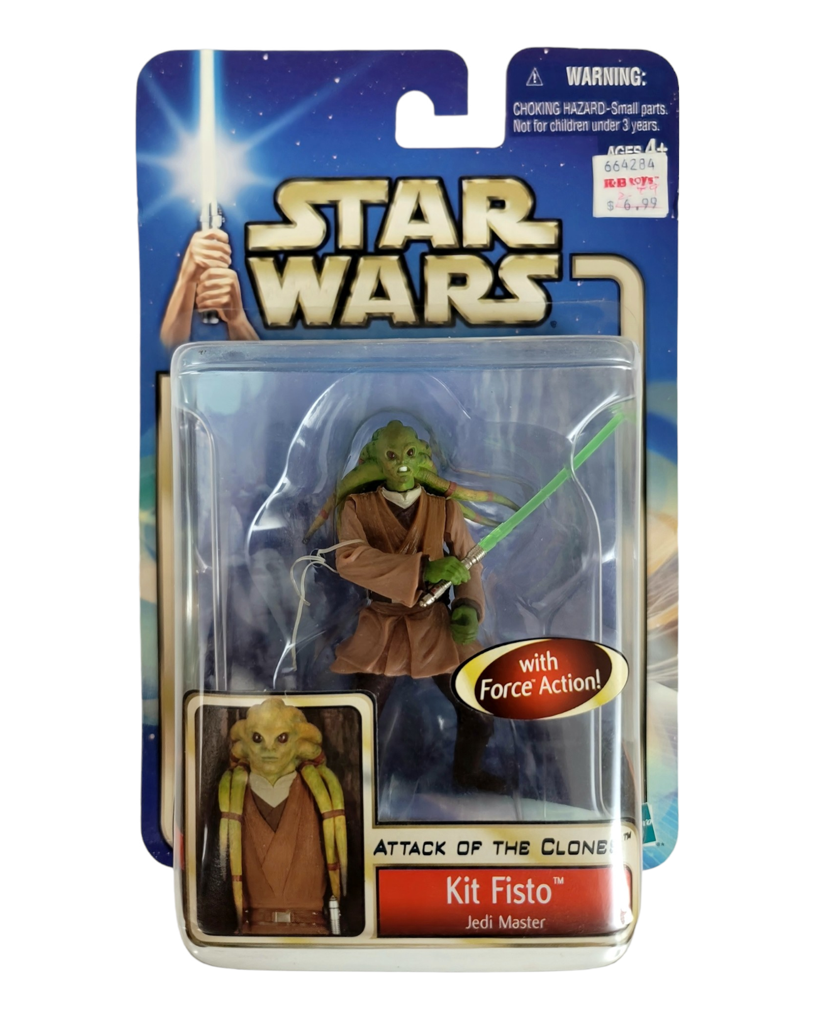 Star Wars Saga Series #05 Kit Fisto, Jedi Master, Hasbro '02