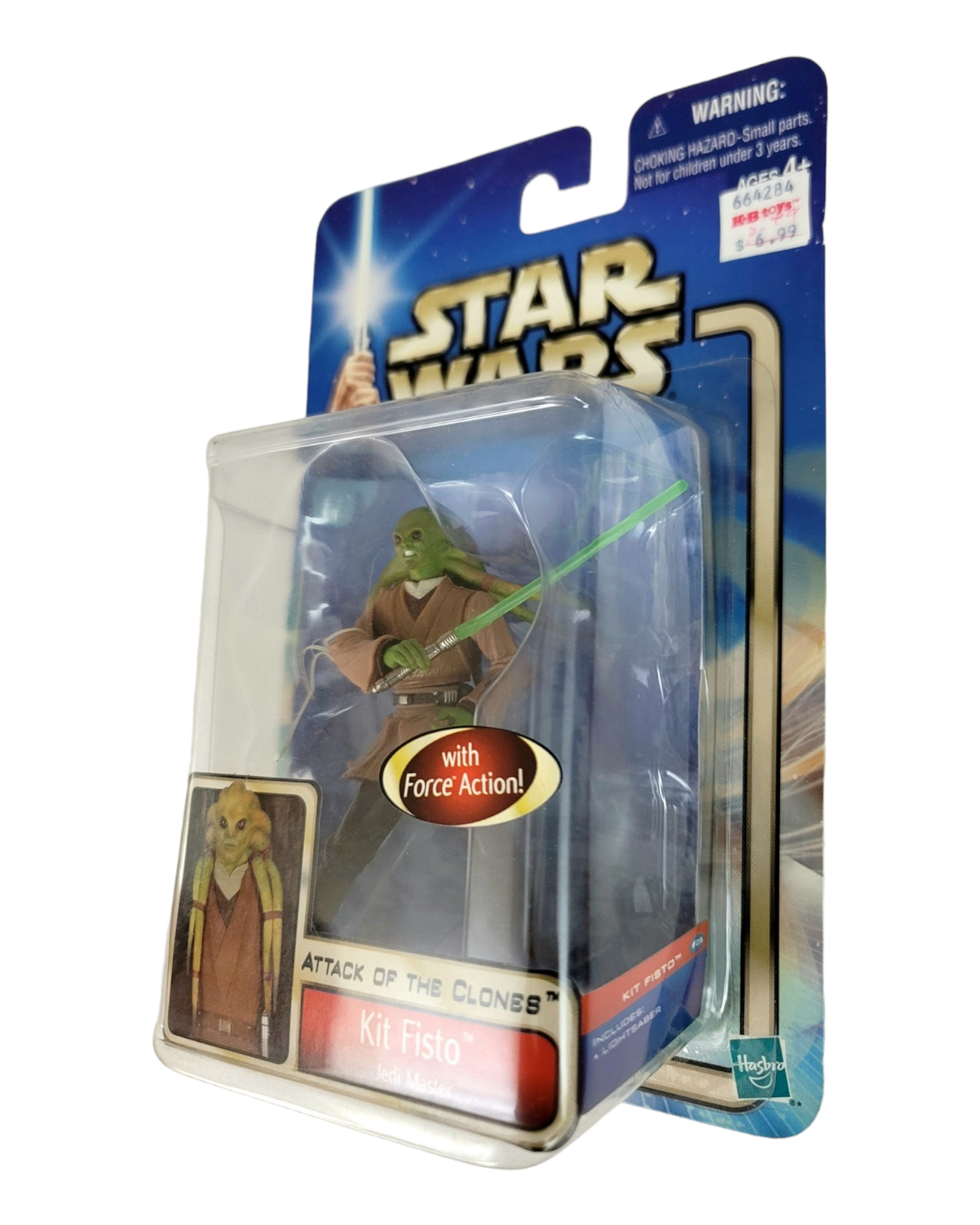 Star Wars Saga Series #05 Kit Fisto, Jedi Master, Hasbro '02