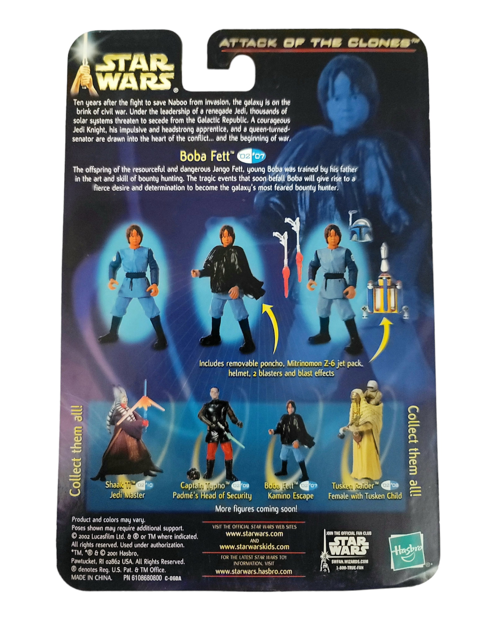 Star Wars Saga Series #07 Boba Fett, Kamino Escape, #07, Hasbro '02