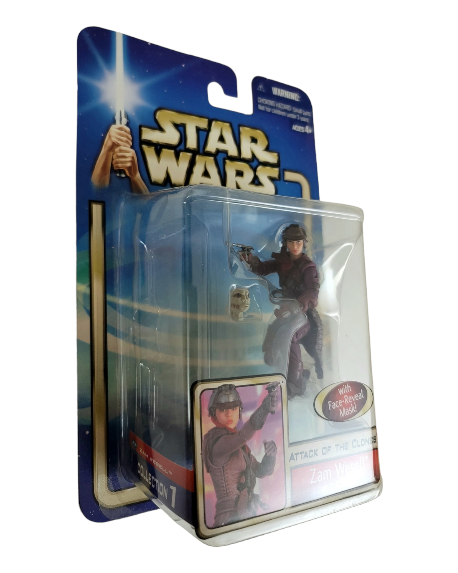 Star Wars Saga Series #18 Zam Wesell, Bounty Hunter, Hasbro '02