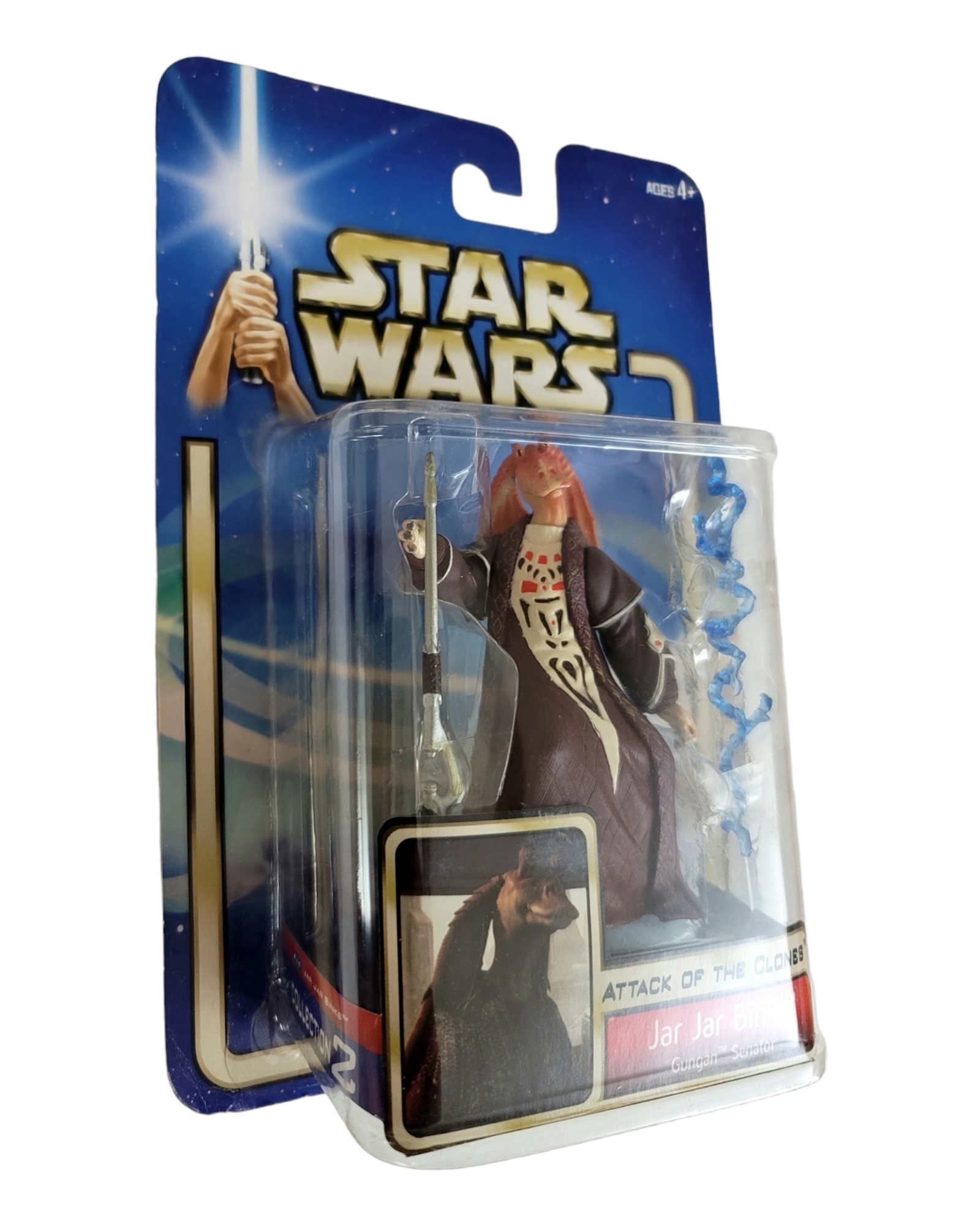 Star Wars Saga Series #24 Jar Jar Binks, Gungan Senator, Hasbro '02
