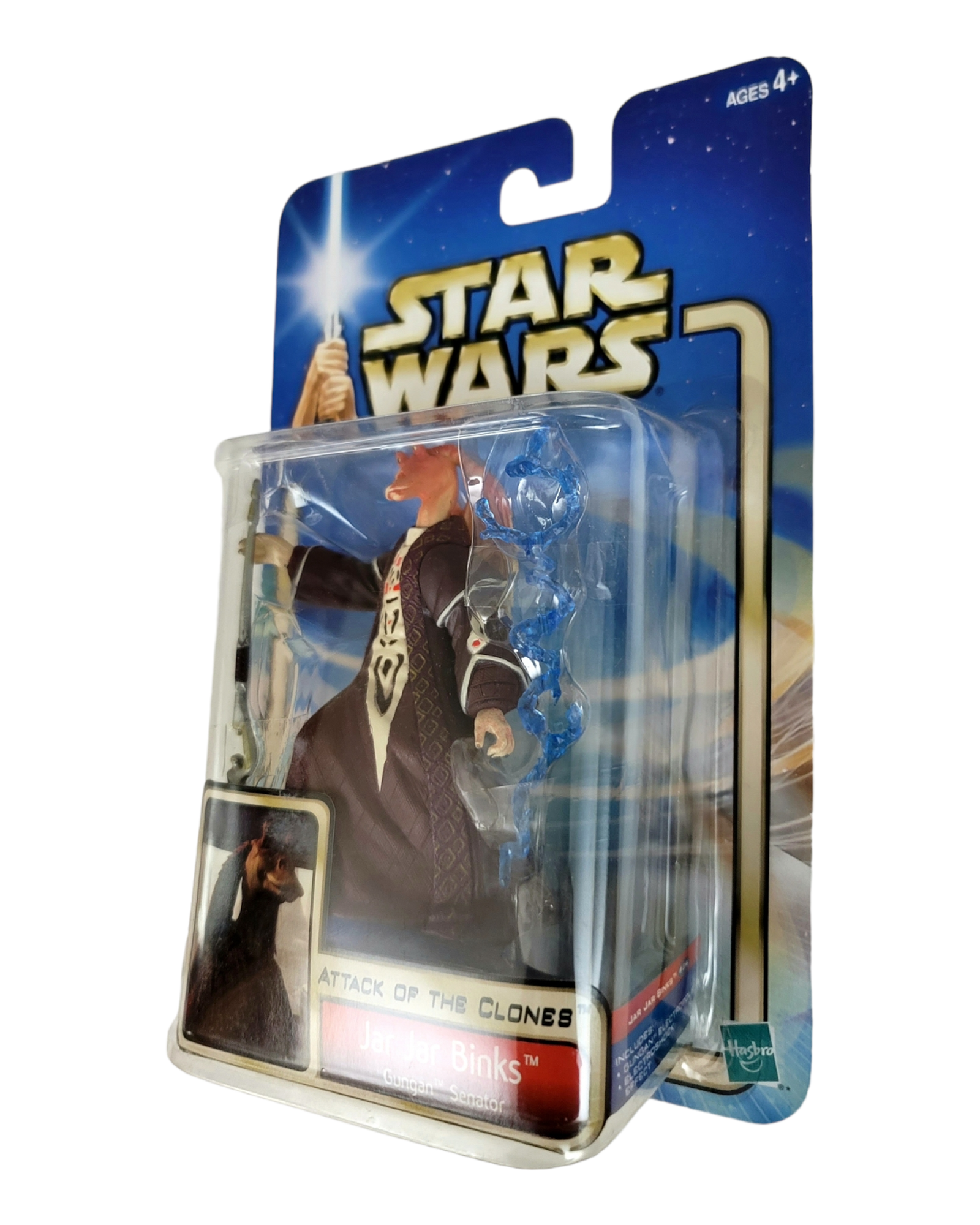 Star Wars Saga Series #24 Jar Jar Binks, Gungan Senator, Hasbro '02