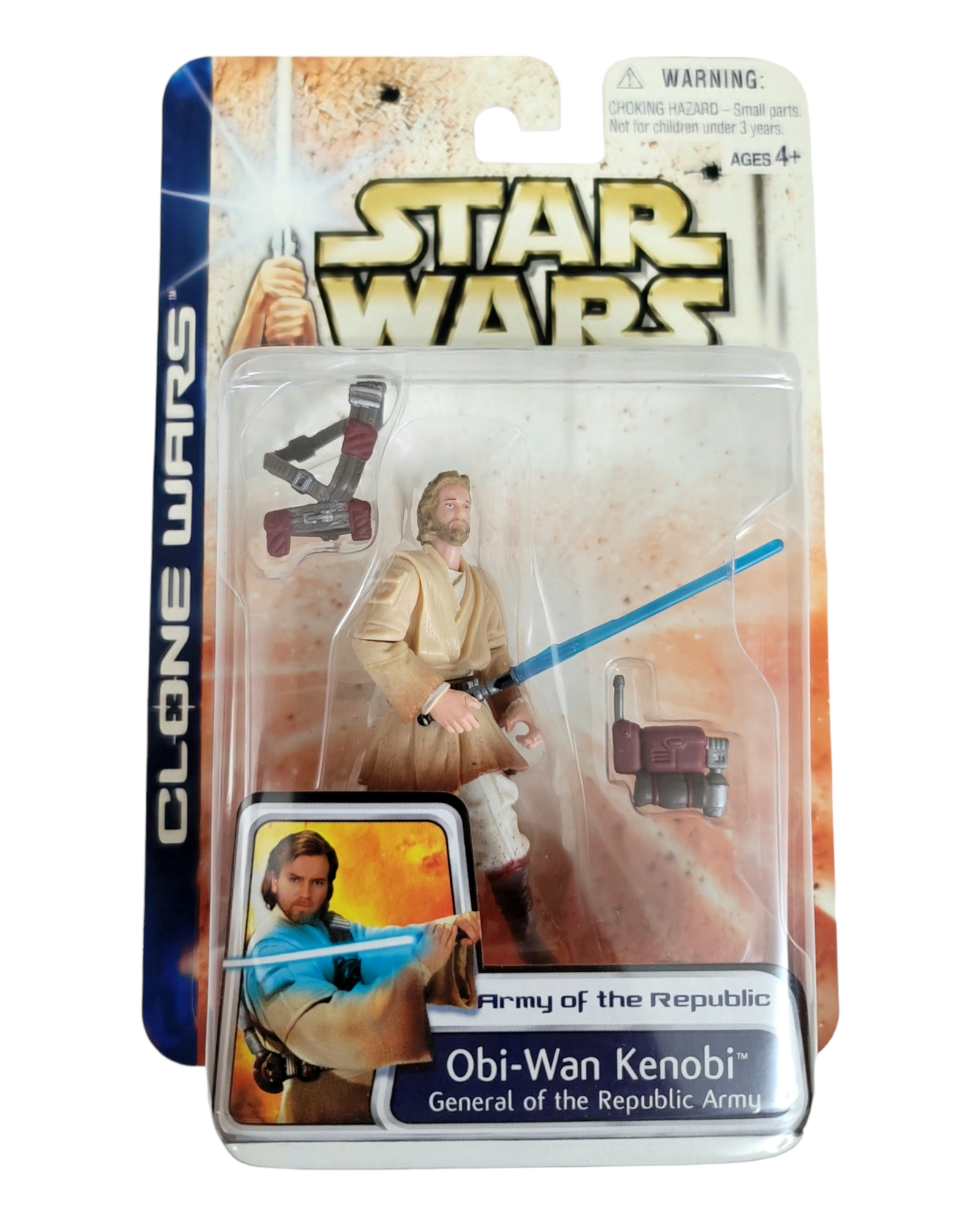 Star Wars Clone Wars #45 Obi-Wan Kenobi, Hasbro '03