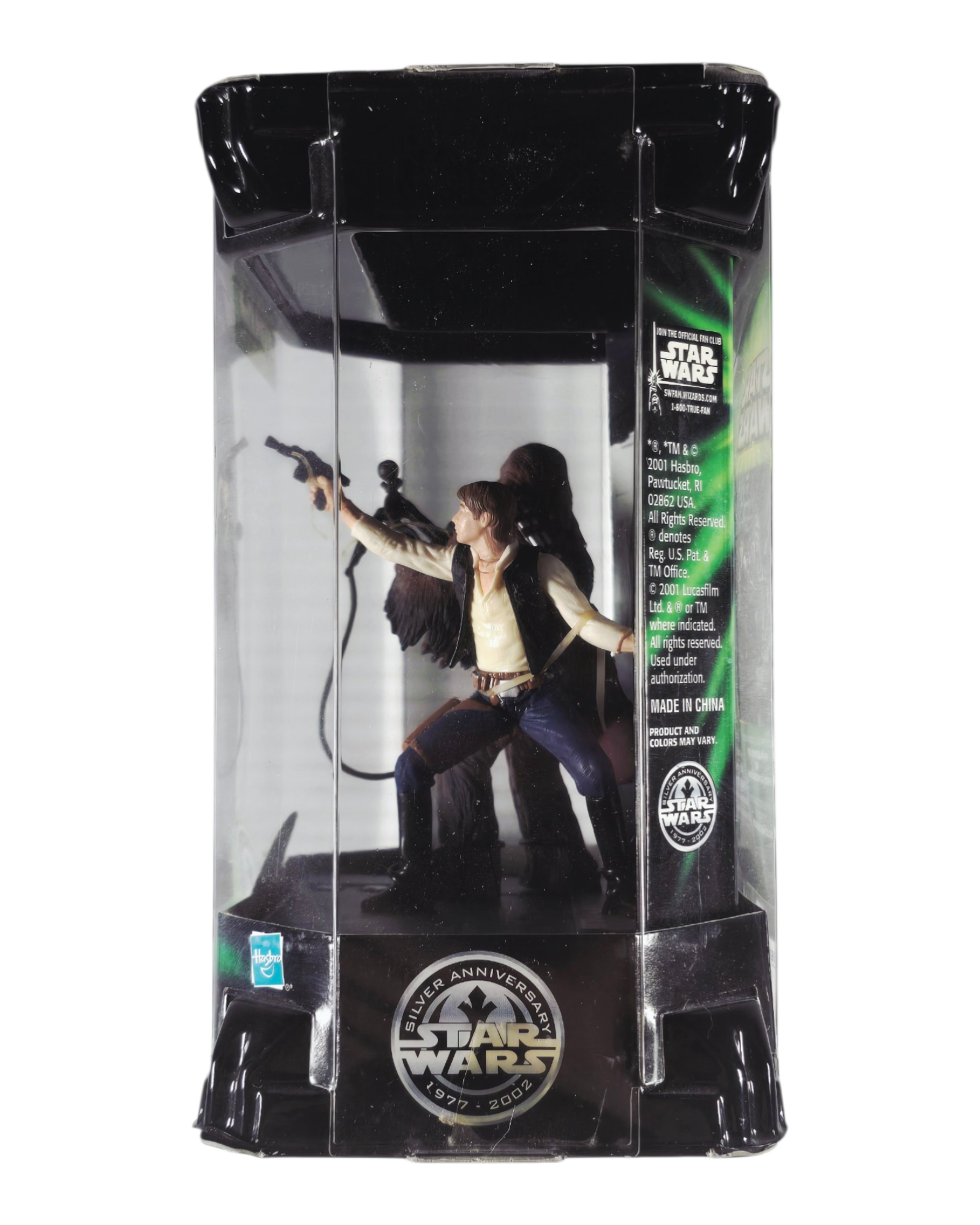 Star Wars Silver Anniversary Han Solo & Chewbacca Death Star Escape, Hasbro '01